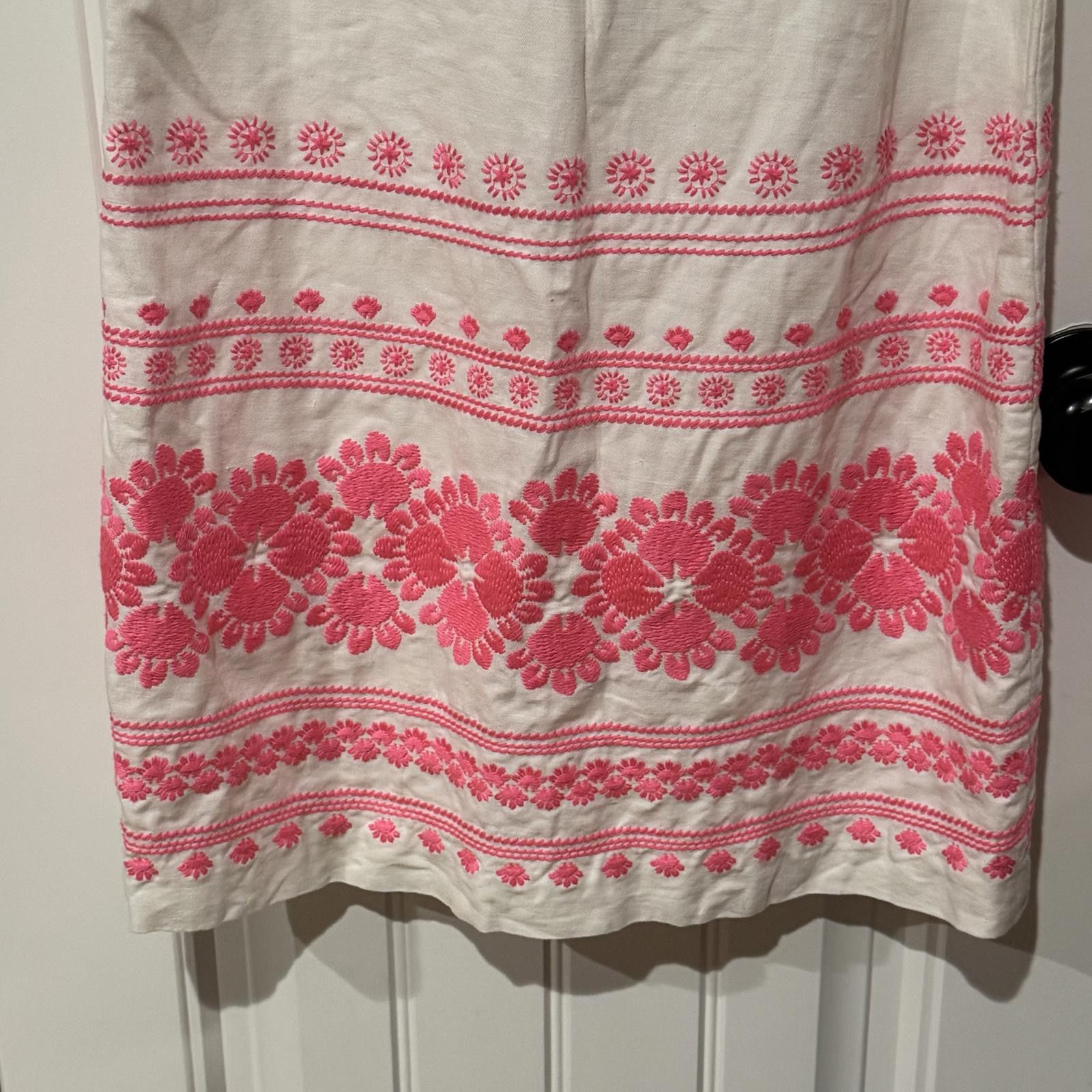 Vineyard Vines Vineyard Vines Hot Pink- Linen blend Dress-Size 0 Size XS / US 0-2 / IT 36-38 - 2 Thumbnail