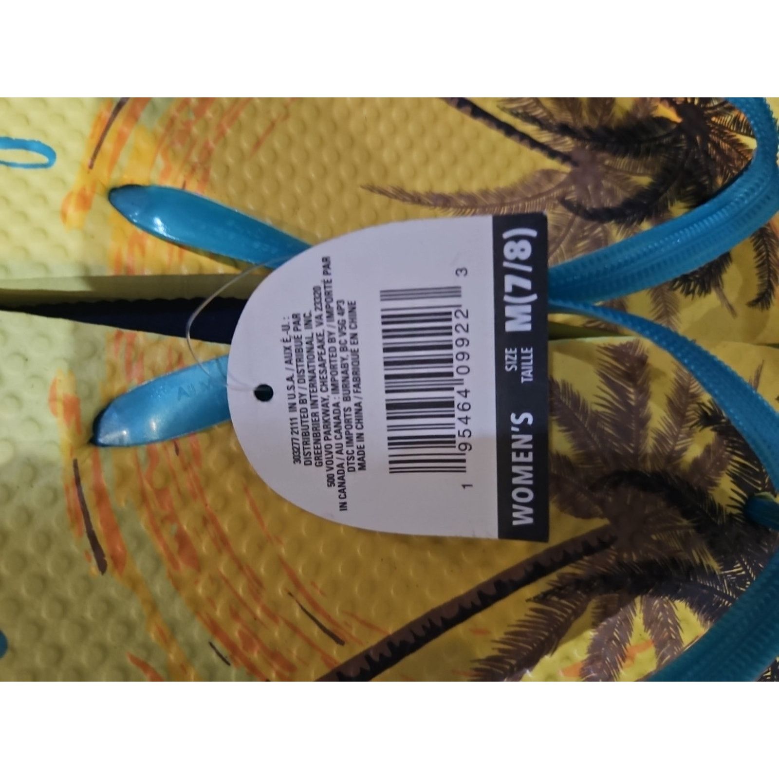 Other Hawaiian Sunset Palm Flip Flop by Juncture Women's Size 7/8 Size US 7.5 / IT 37.5 - 4 Thumbnail