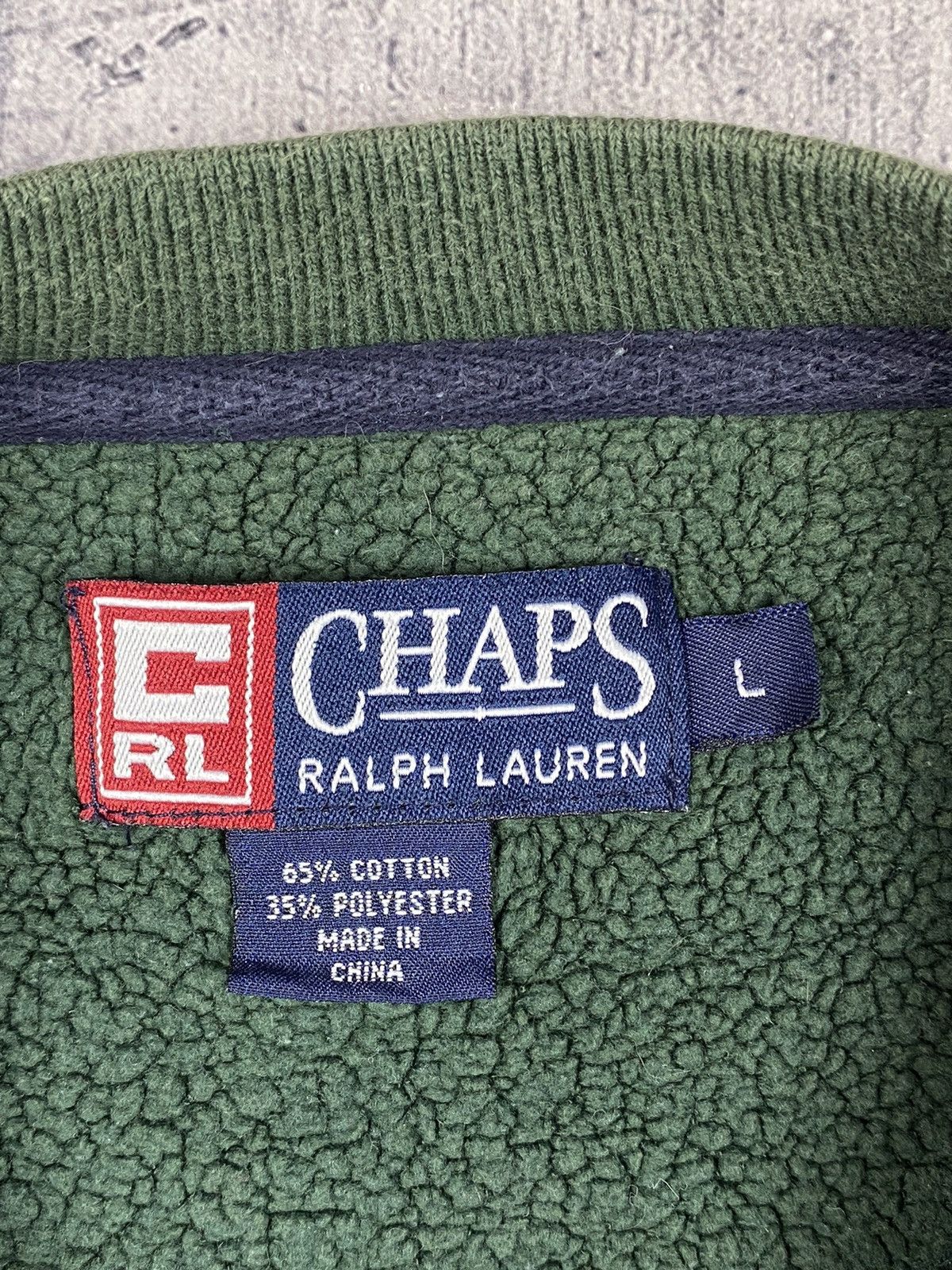 Chaps Ralph Lauren Vintage Chaps Ralph Lauren Hype Fleece Sweatshirt Size US L / EU 52-54 / 3 - 7 Thumbnail