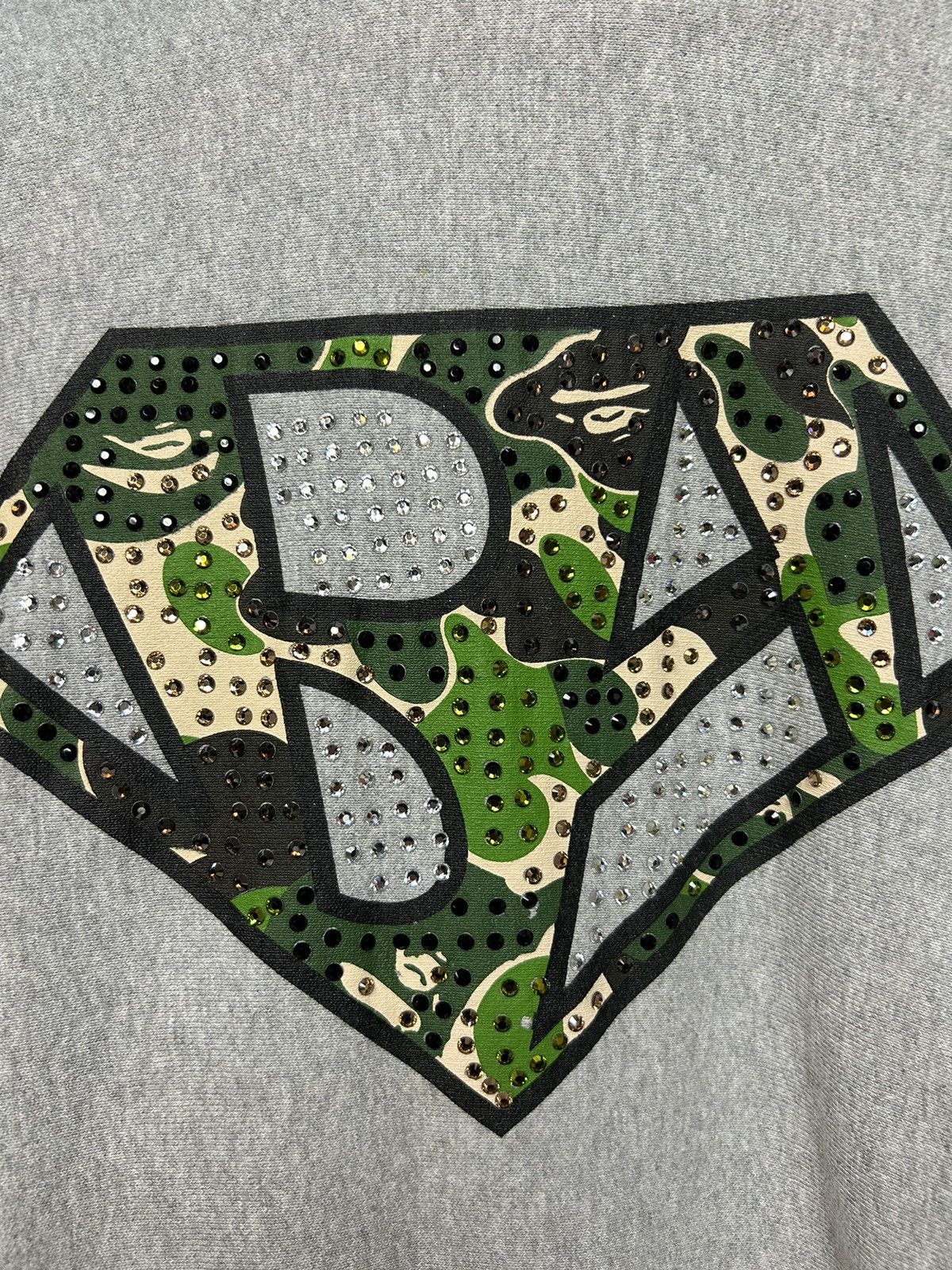 Bape Swarovski Bapeman Pullover Hoodie Size US M / EU 48-50 / 2 - 2 Thumbnail