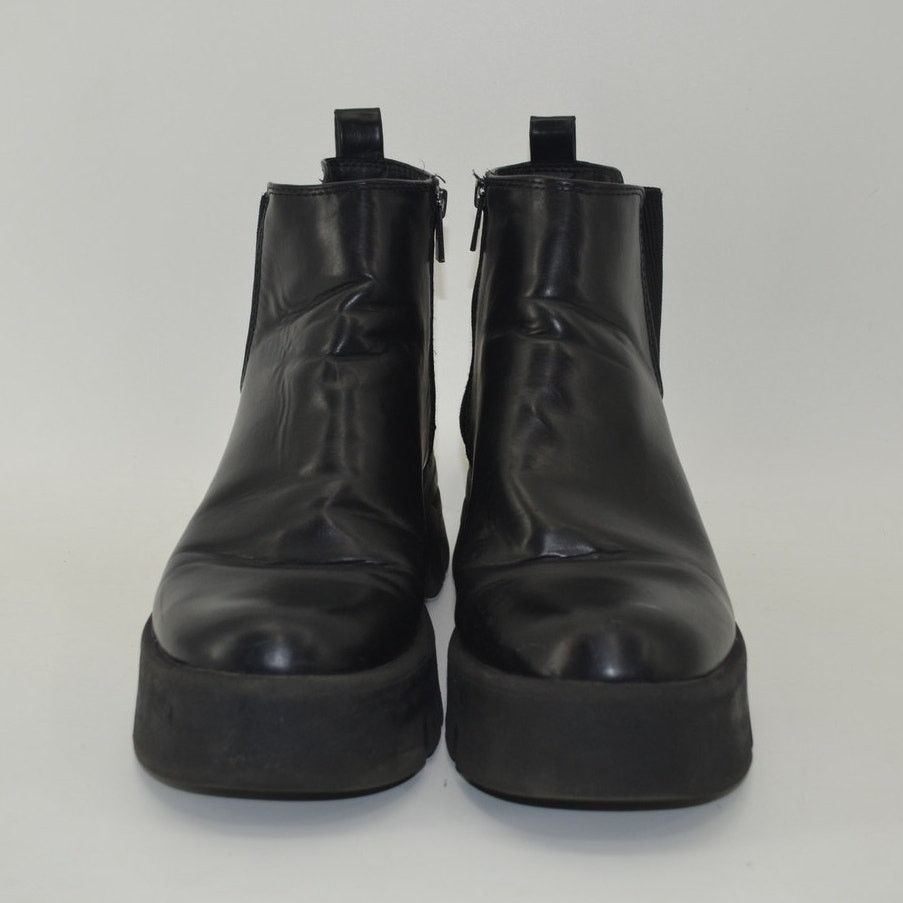 Other Sam & Libby Chunky Boots Whimsygothic Black Faux Leather 9.5 Size US 9.5 / IT 39.5 - 4 Thumbnail