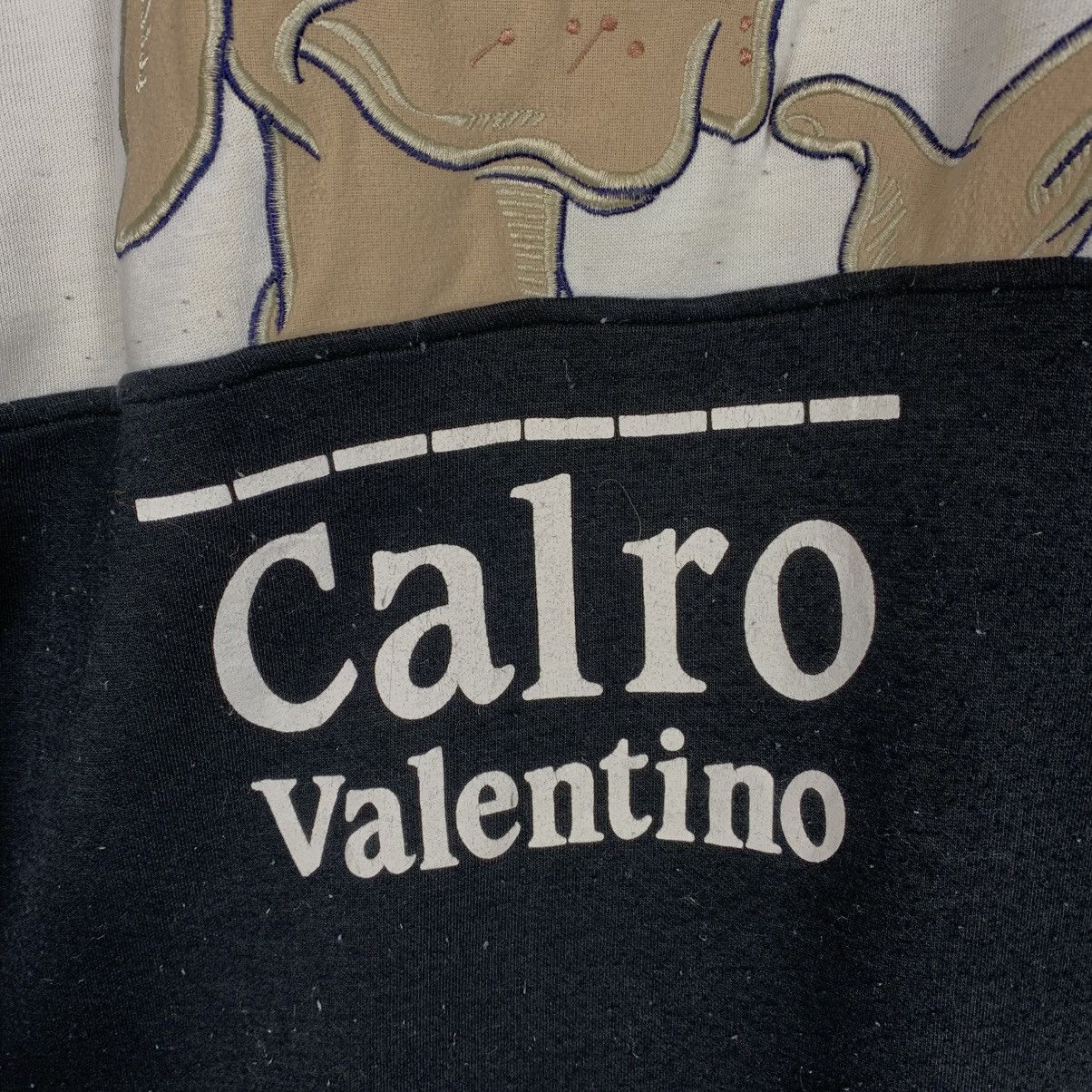 Japanese Brand Carlo Valentino Quarter Zipper Sweater Size US M / EU 48-50 / 2 - 10 Thumbnail