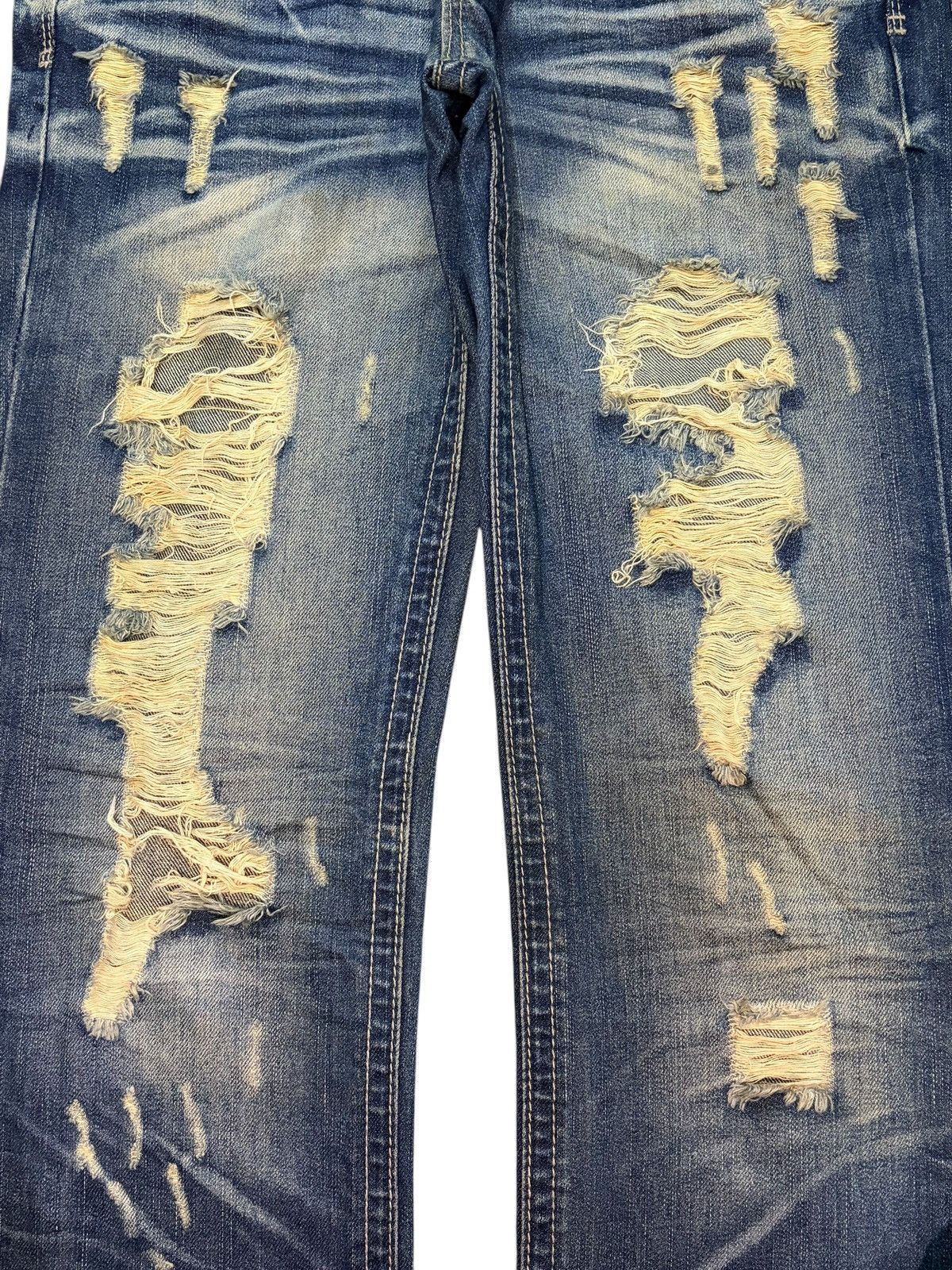 Ksubi Vintage Japanese Brand Rusty Mud Wash Distressed Jeans Size 29" - 3 Thumbnail