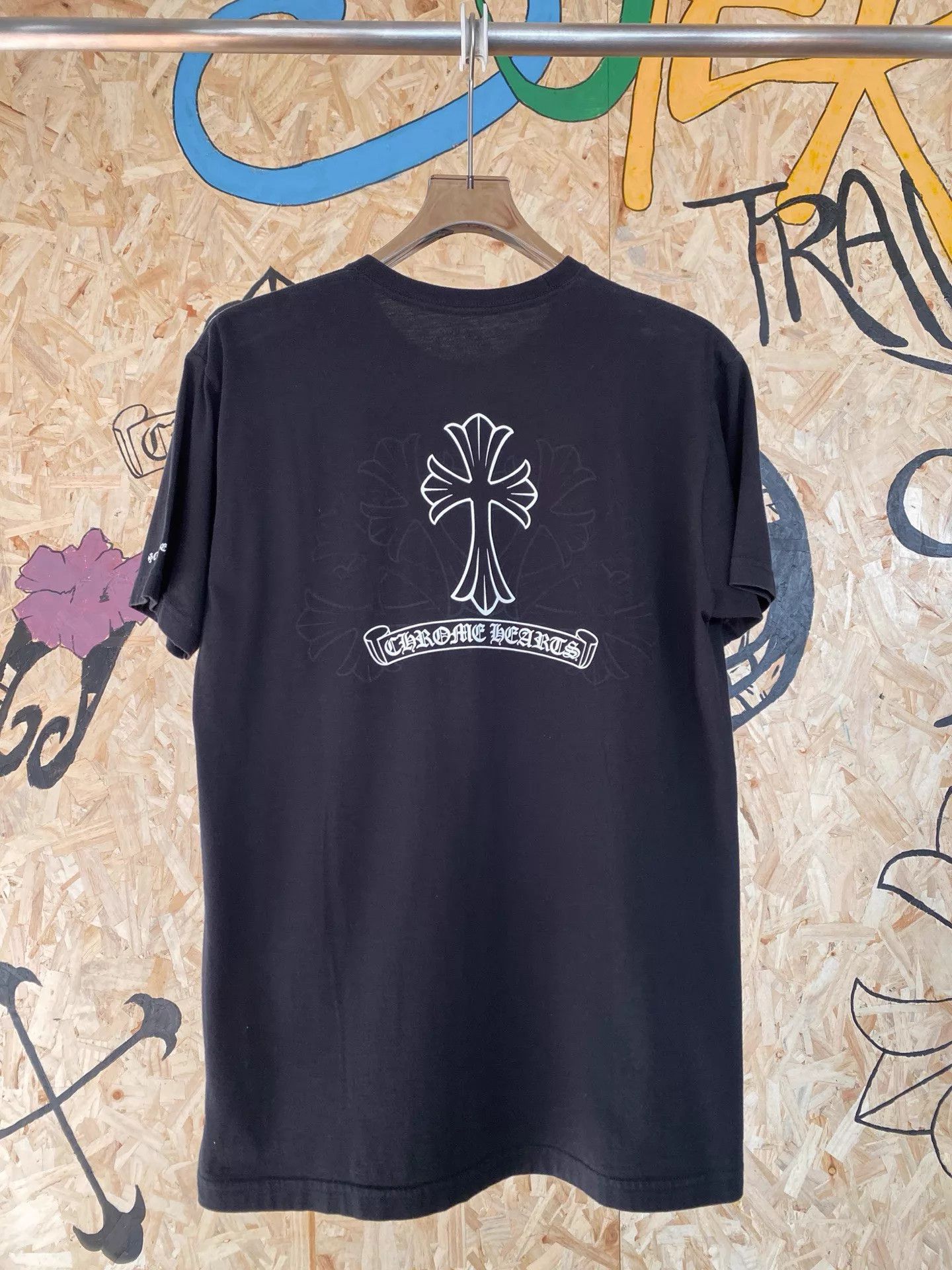 Chrome Hearts Chrome Hearts Sketch Cross Short Sleeve Tee L 99 New Size US L / EU 52-54 / 3 - 5 Thumbnail