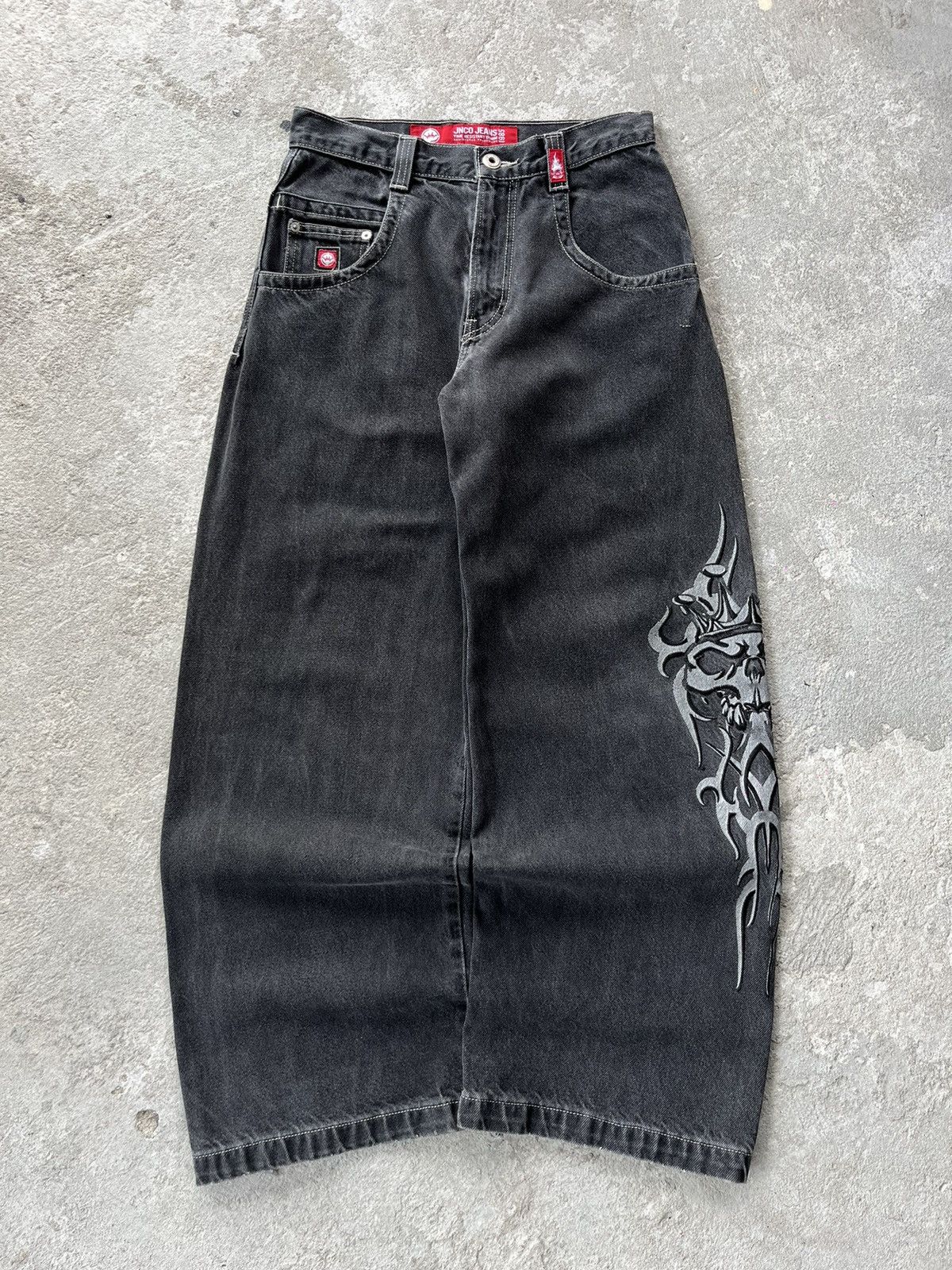 JNCO Jnco Skull Tribals Size US 30 / EU 46 - 1 Thumbnail