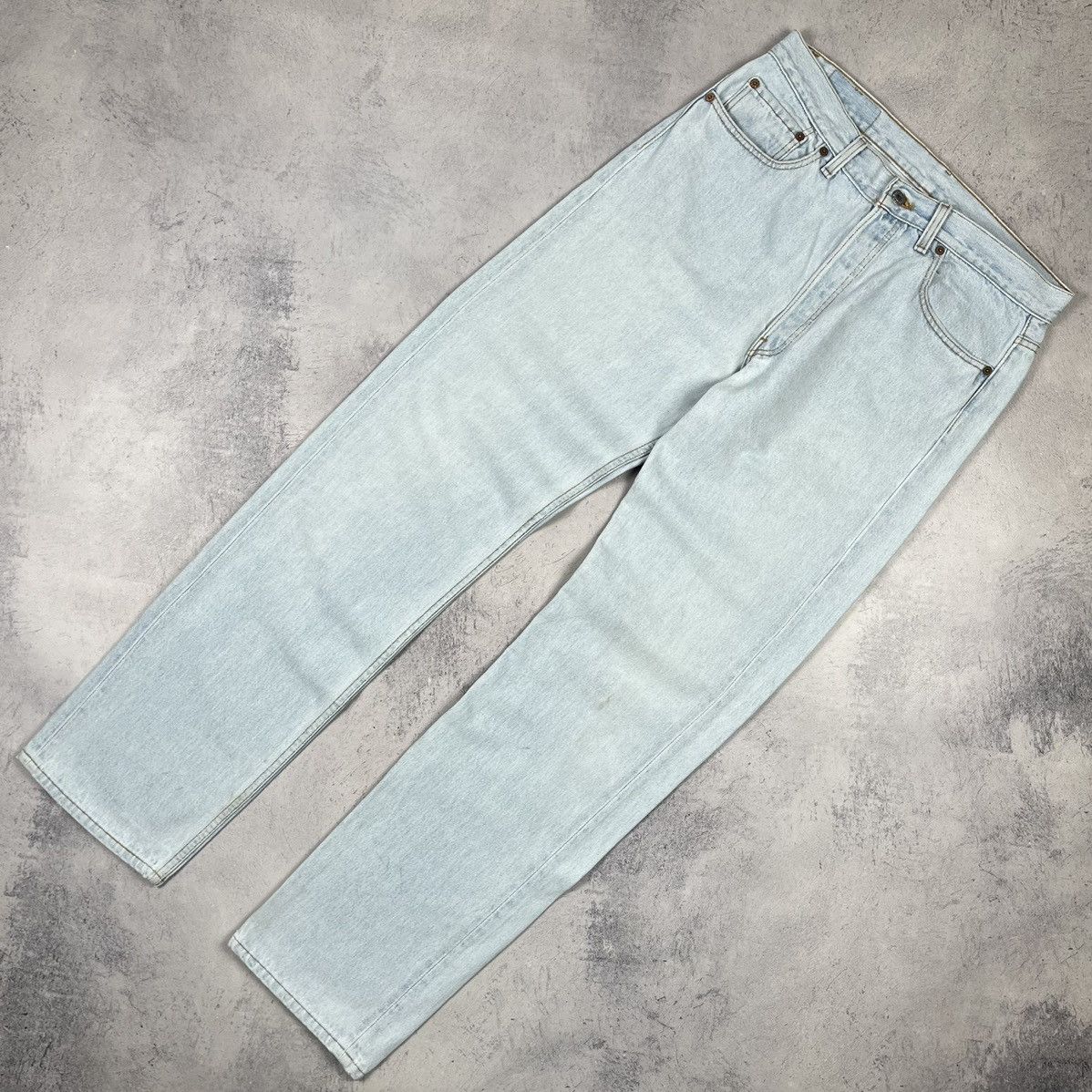 Levi's Vintage Levi’s 501 baby blue made in USA jeans 1993 Size US 34 / EU 50 - 8 Thumbnail