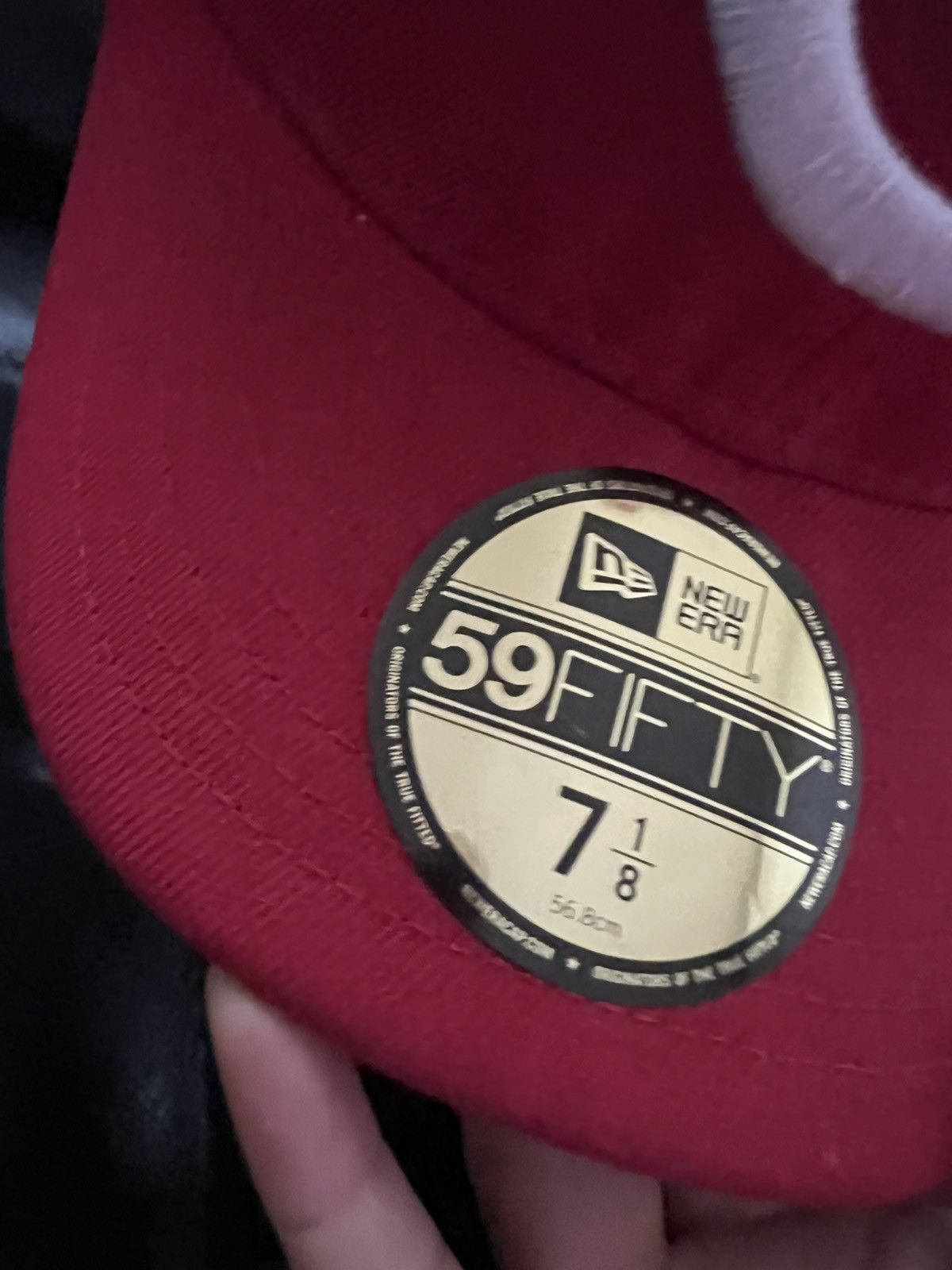 New Era Cincinnati Reds 100th Anniversary Fitted Hat 7 1/8" Size ONE SIZE - 3 Thumbnail