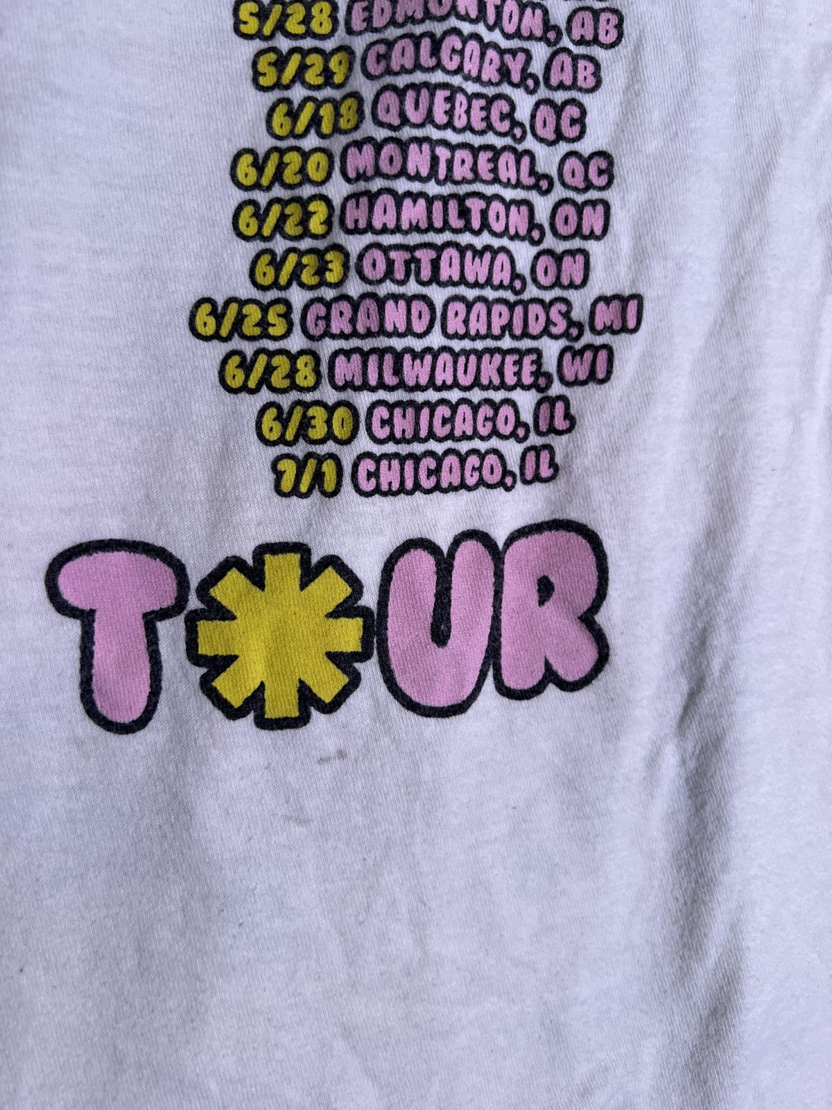 Band Tees 2017 Red Hot Chili Peppers Punk Rock Retro Band Tour T Shirt Size US M / EU 48-50 / 2 - 9 Thumbnail
