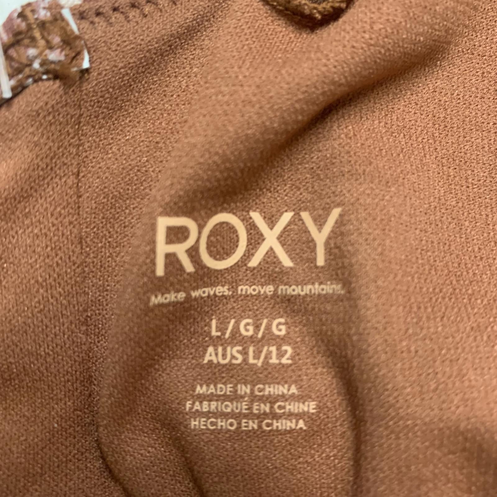 Royal Robbins Roxy Love the Surf Knot Bikini Top Women's Sz L BR Swimwear Size ONE SIZE - 8 Thumbnail