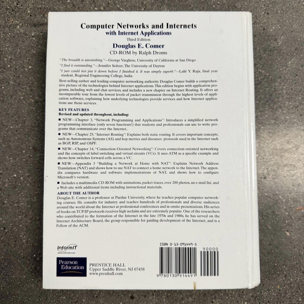 Designer Computer Networks and Internets w/ Applications 3rd Ed Comer Size ONE SIZE - 2 Thumbnail