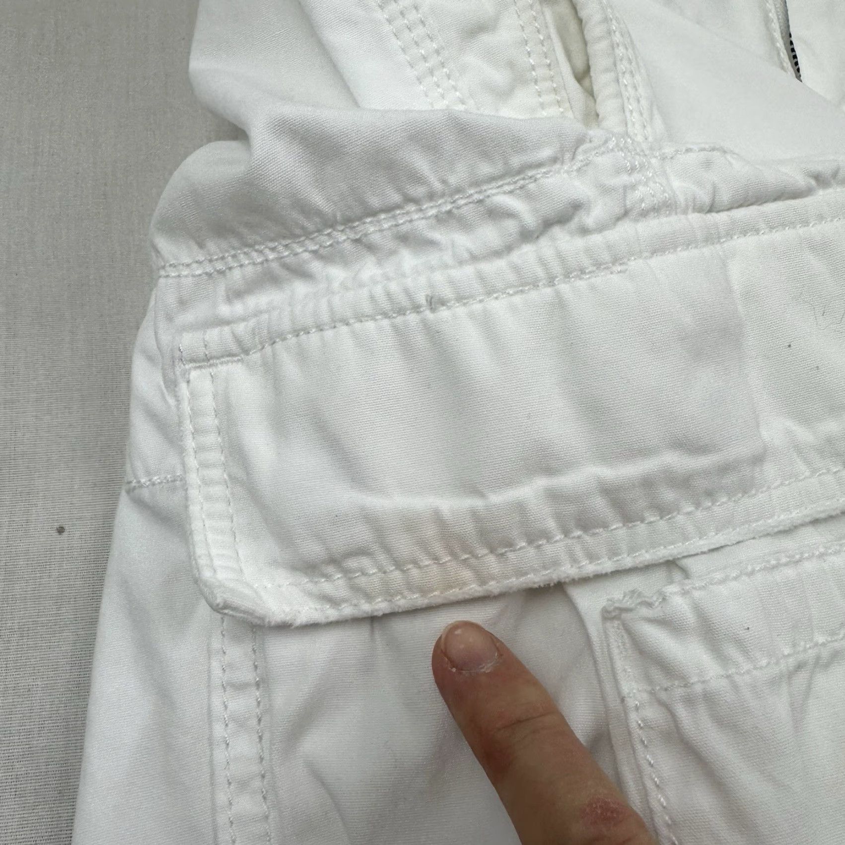Polo Ralph Lauren VINTAGE Polo Ralph Lauren Cargo Pants Men's 34x32 White Relaxed Hipster 90s Army USA Pants Mens Size US S / EU 44-46 / 1 - 5 Thumbnail