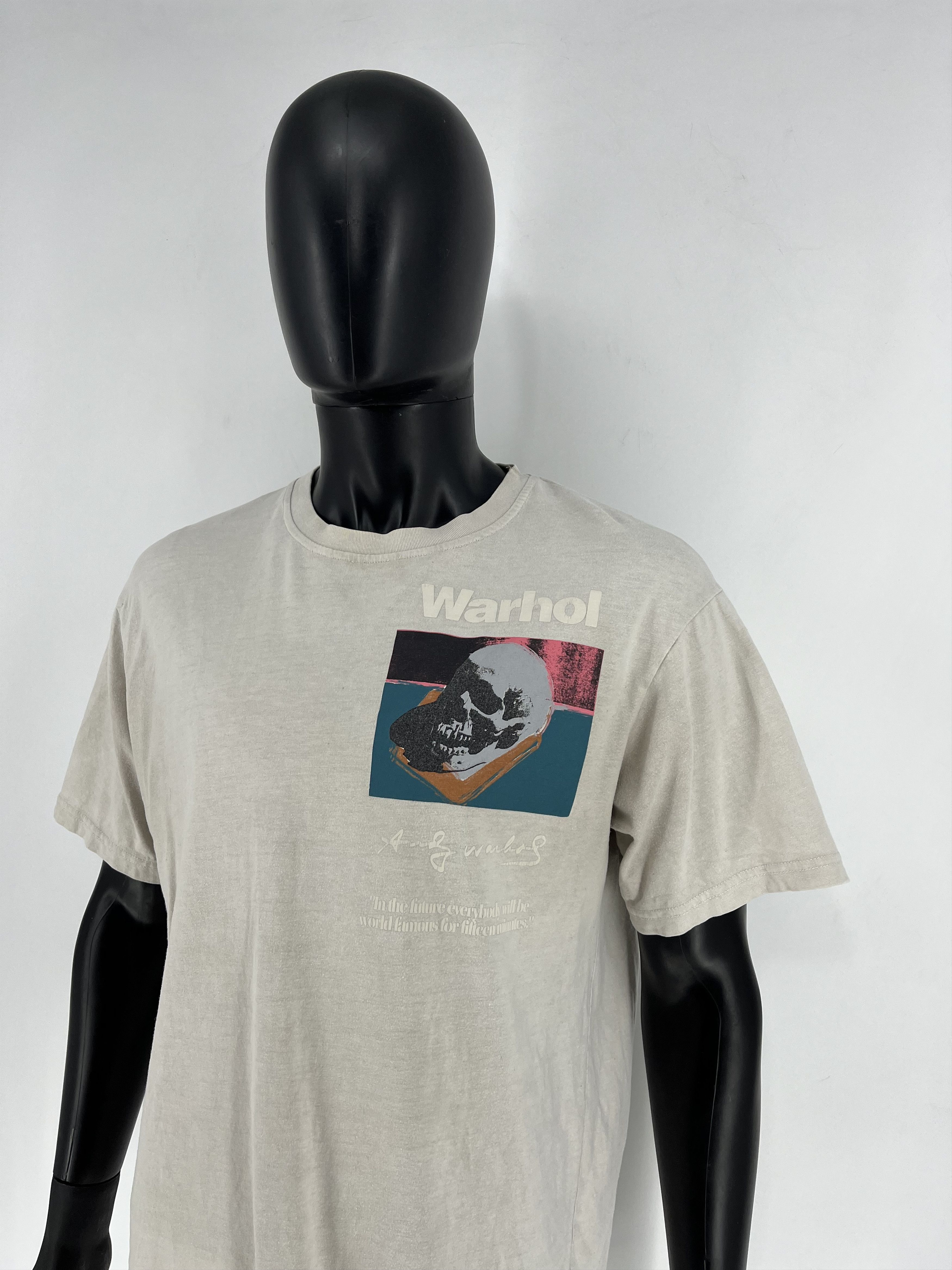 Andy Warhol × Pull & Bear Vintage Pull&Bear Andy Warhol Tshirt Tee Size L Size US L / EU 52-54 / 3 - 5 Thumbnail