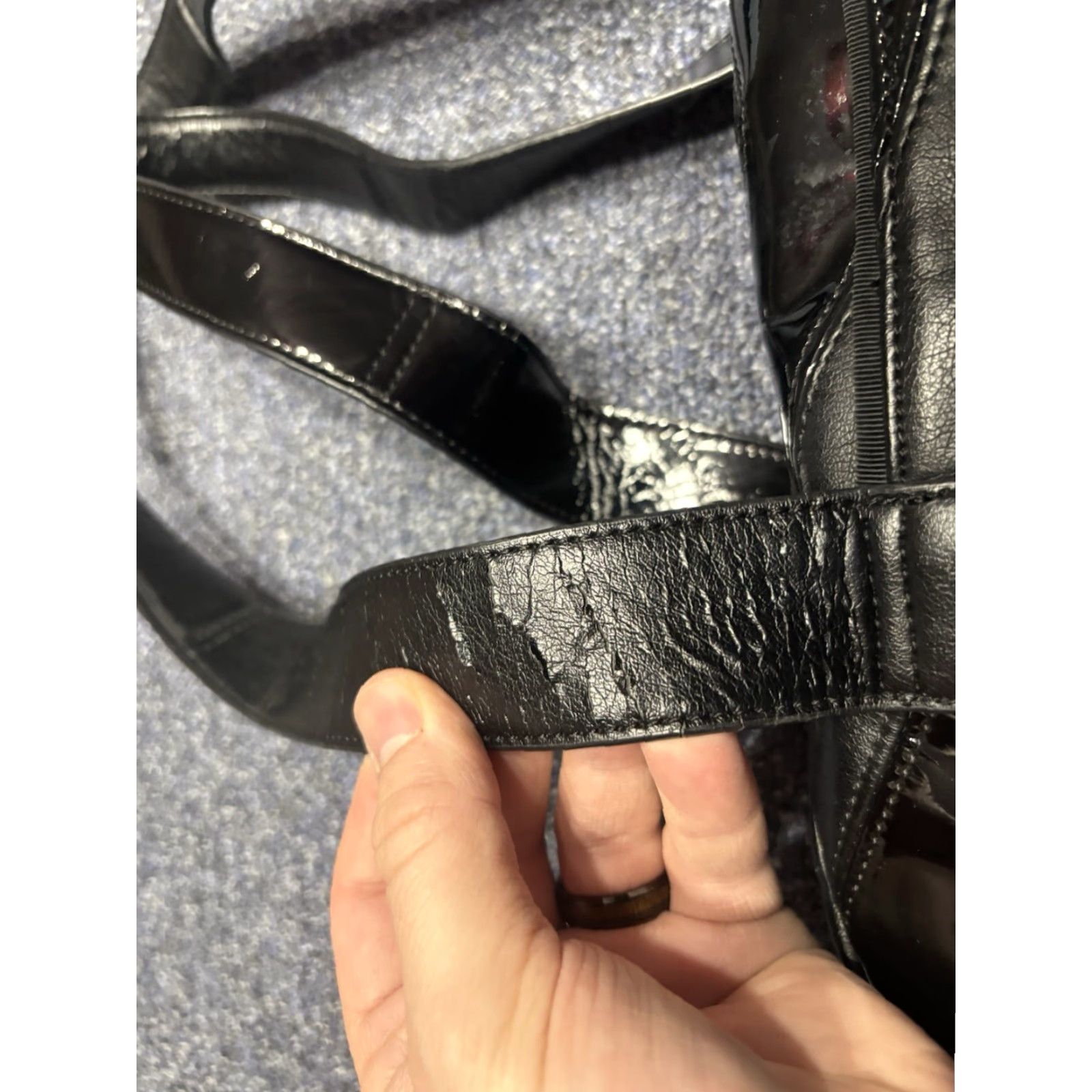 Lululemon Lululemon Sweat Tote Bag Medium Black Womens Laptop Sleeve Zip Travel Gym Overnight Bag Size ONE SIZE - 2 Thumbnail