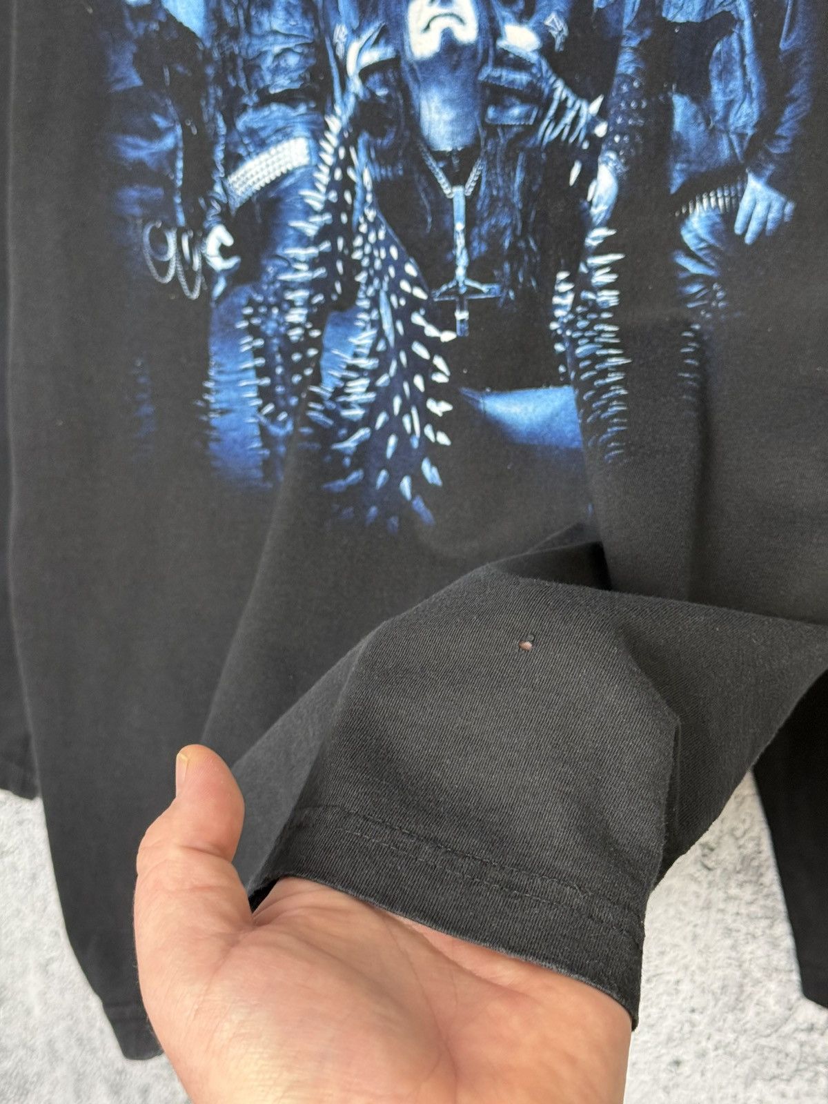 Band Tees Vintage 2003 Dimmu Borgir Death Cult Armageddon Long Sleeve Size US XL / EU 56 / 4 - 16 Thumbnail