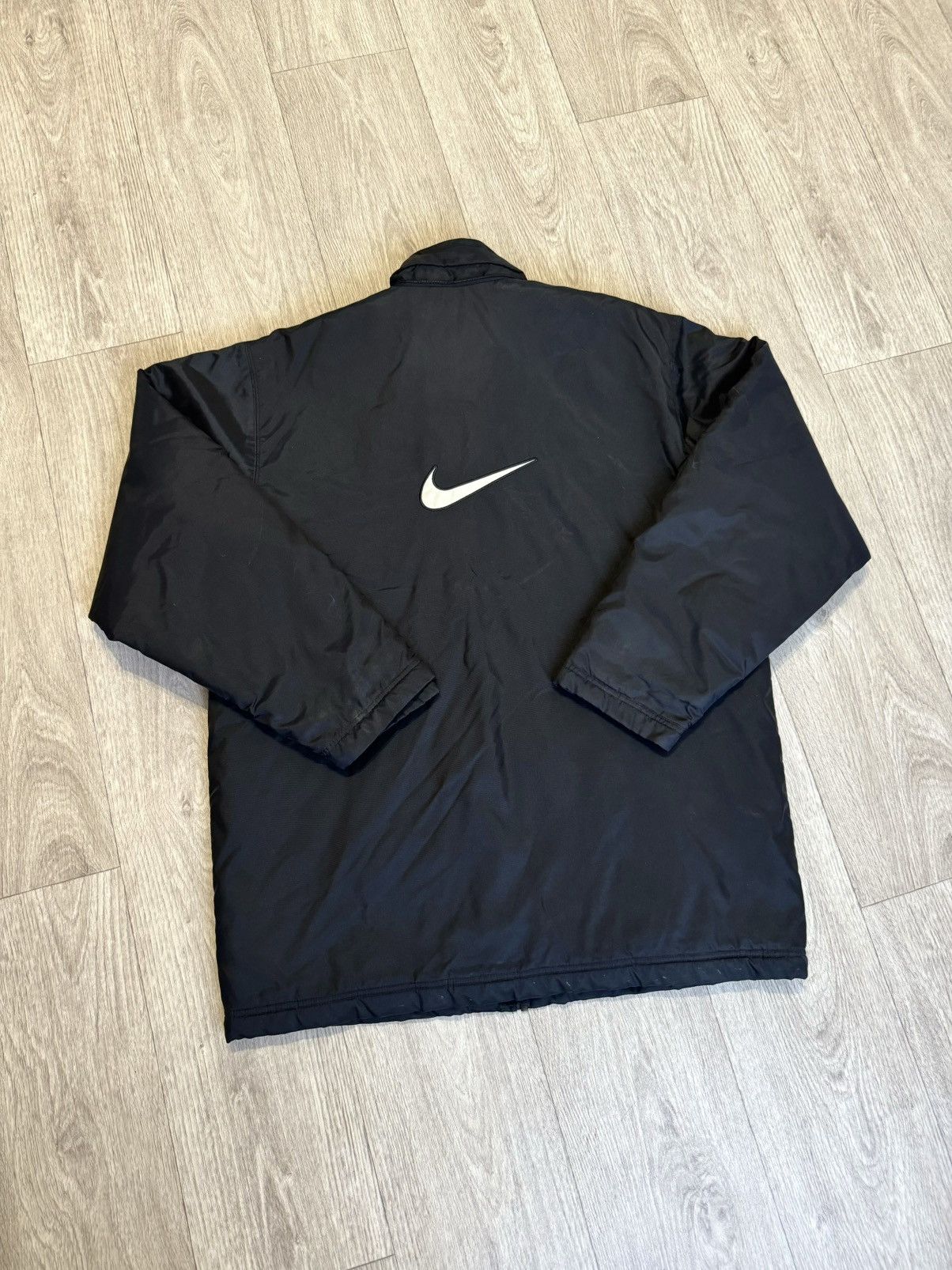 Nike × Vintage 🔷Vintage Nike Big Swoosh Jacket🔷 Size US L / EU 52-54 / 3 - 1 Thumbnail