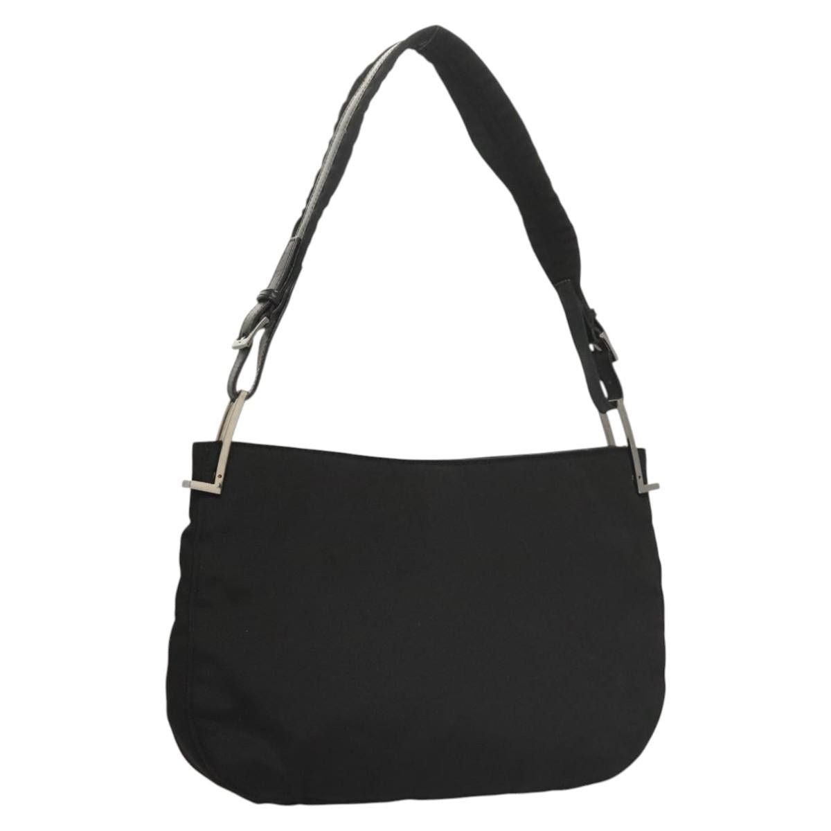 Gucci GUCCI Shoulder Bag Nylon Black Silver 001 3193 001 3193 Size ONE SIZE - 1 Thumbnail