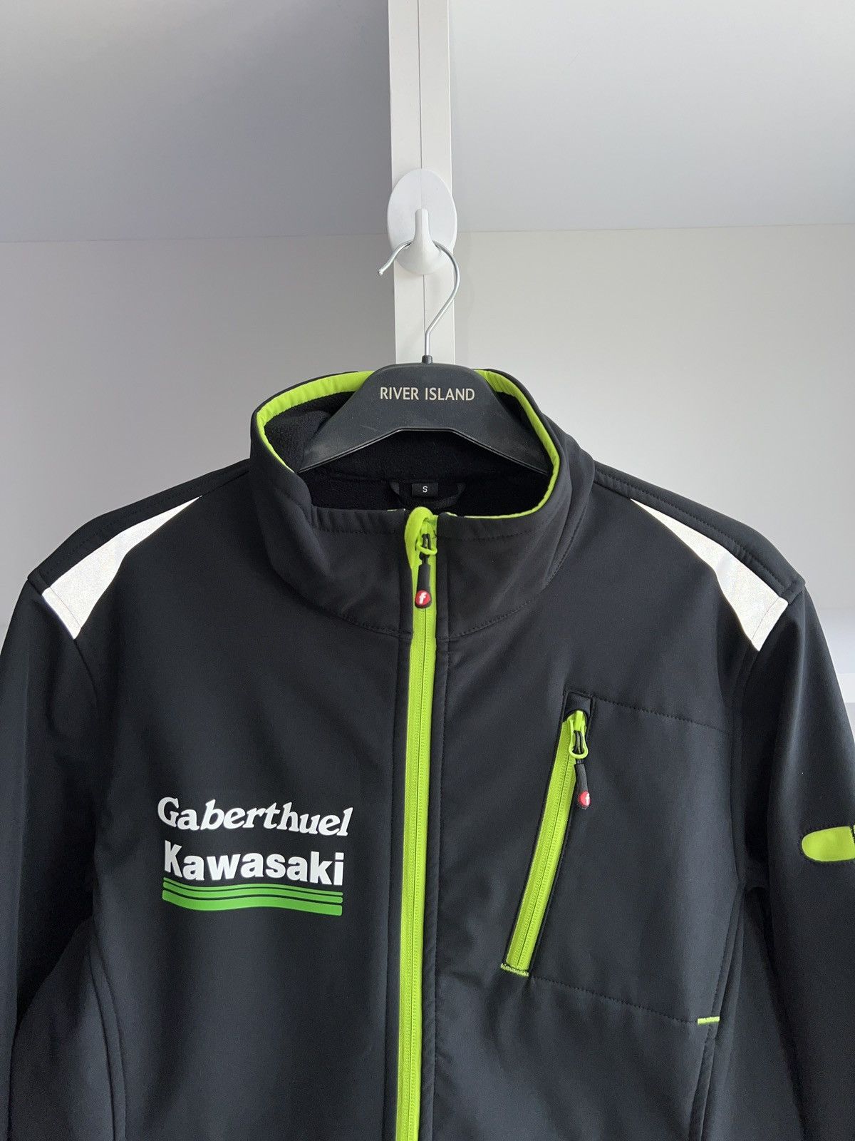 Vintage Vintage Kawasaki Softshell Racing Jacket Size US S / EU 44-46 / 1 - 12 Thumbnail