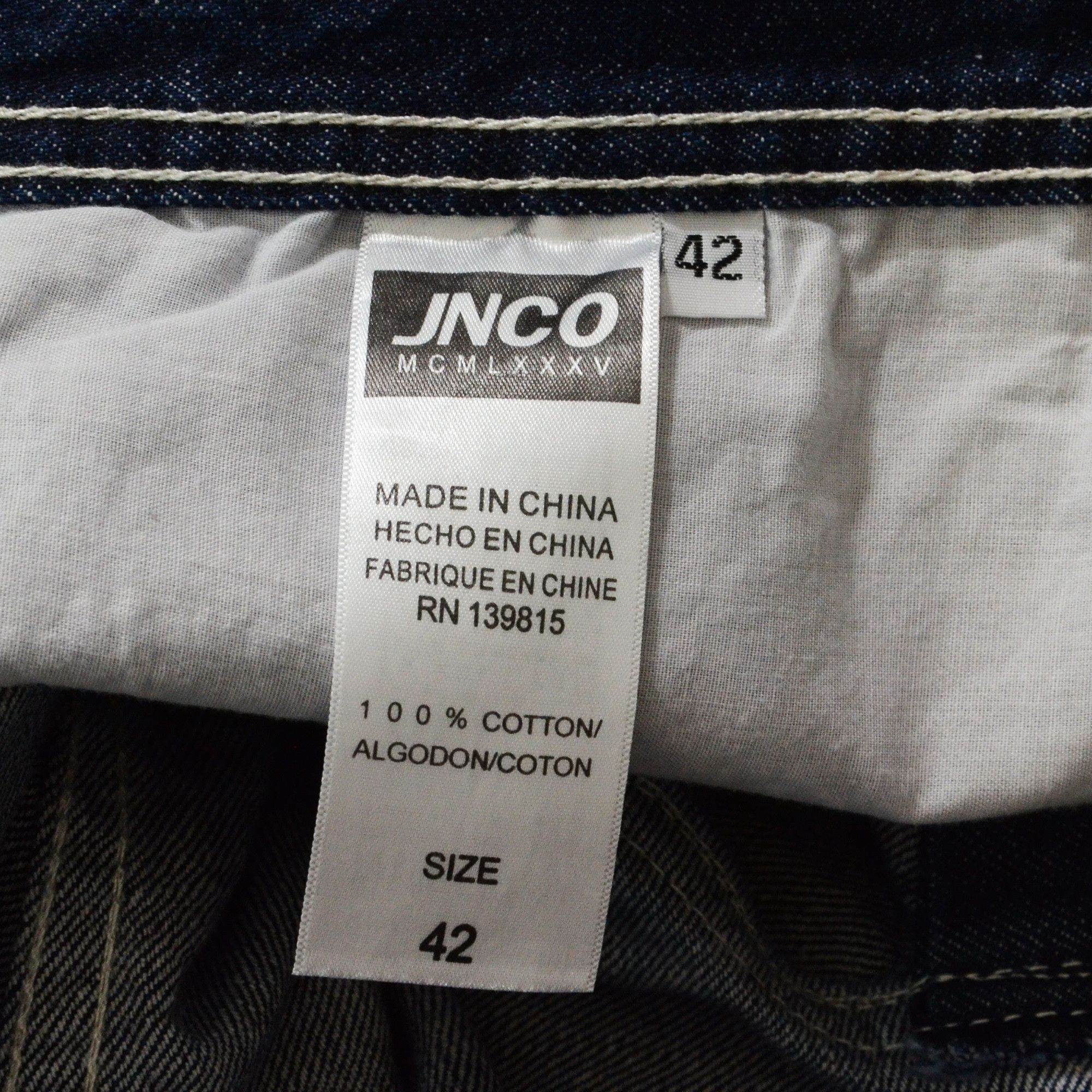 JNCO JNCO Jorts Baggy Streetwear KEVIN SMITH 90s/Y2K Unused Size US 42 / EU 58 - 11 Thumbnail
