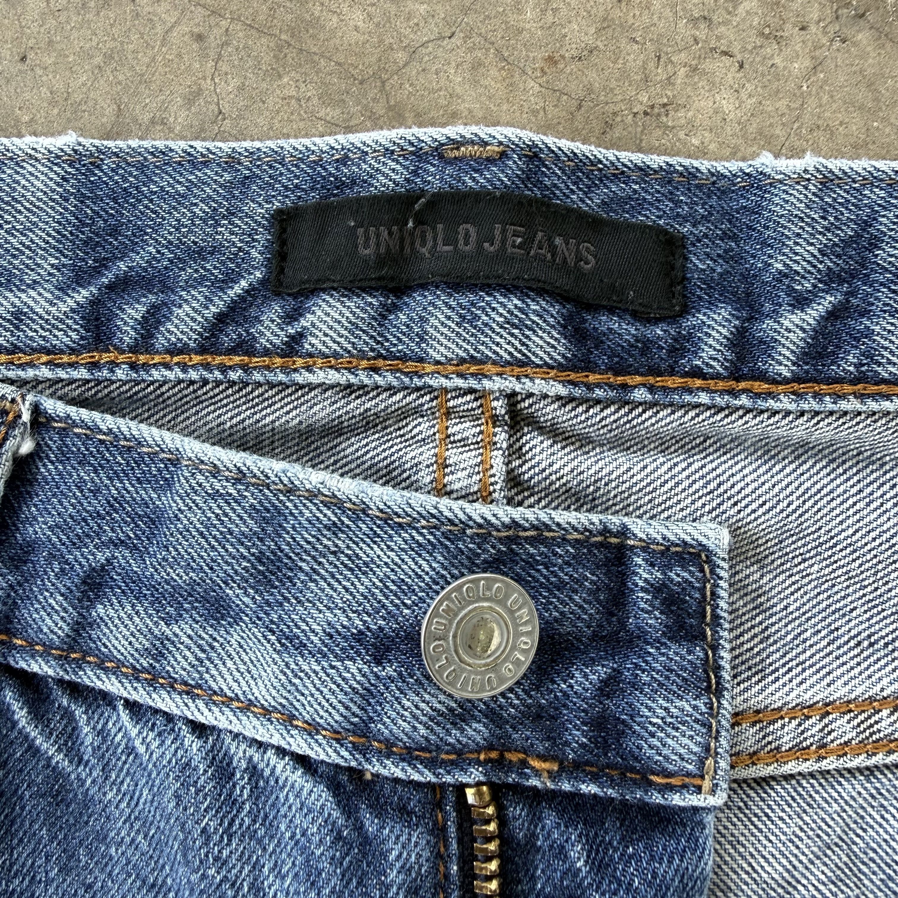 Jean Vintage Japanese Faded Stone Wash Denim Jean W34 Size US 34 / EU 50 - 7 Thumbnail