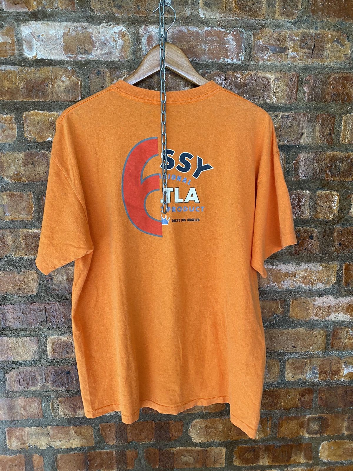 Stussy 1990s Stussy big4 split Logo tee Size US XL / EU 56 / 4 - 5 Thumbnail