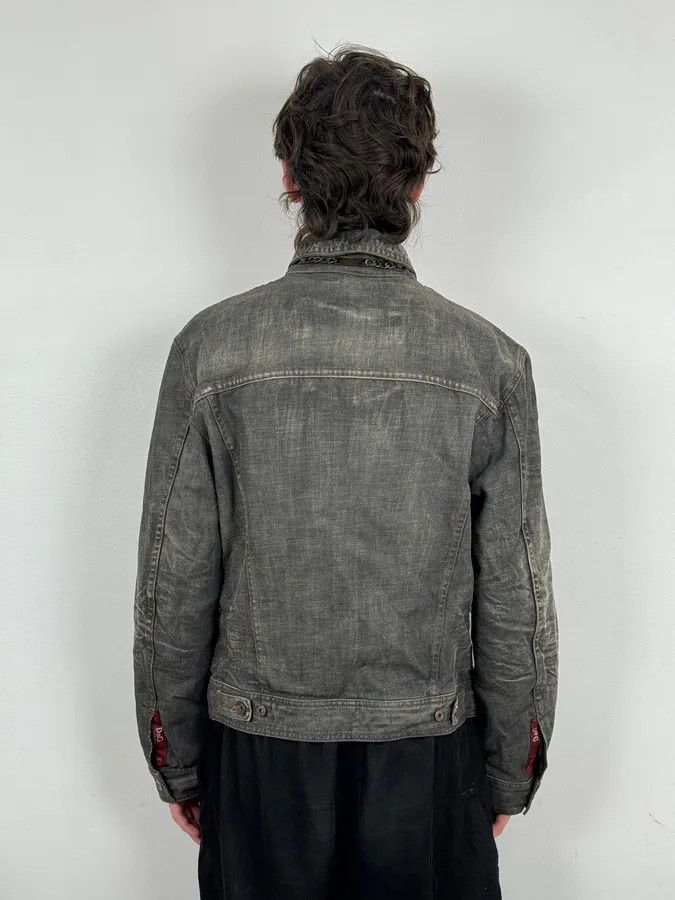 Dolce & Gabbana AW2003 Dolce & Gabbana Grey Raw Denim Jacket Size US M / EU 48-50 / 2 - 3 Thumbnail