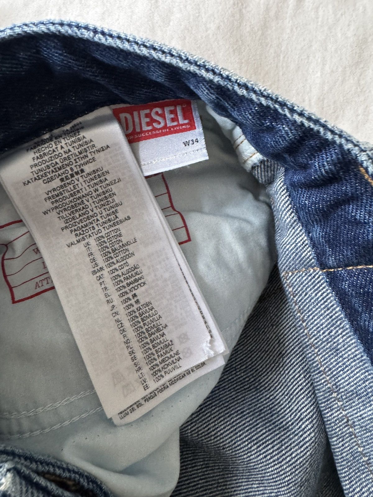 Diesel Loose fit Diesel Jeans Size US 34 / EU 50 - 6 Thumbnail