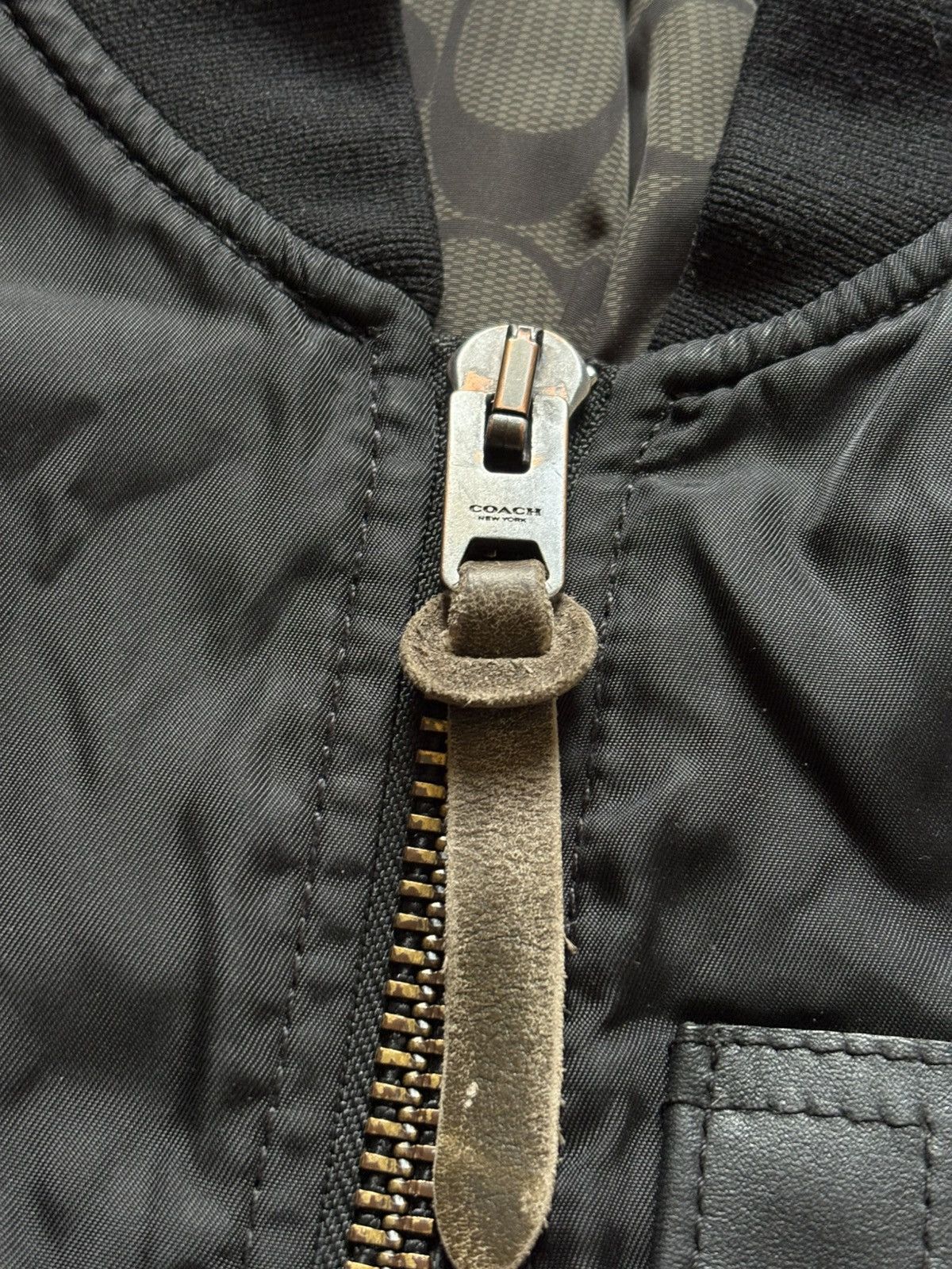 Coach Coach Luxury Monogram MA-1 Nylon Bomber Jacket Size L Rare Size US L / EU 52-54 / 3 - 8 Thumbnail