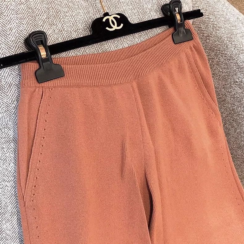 Loro Piana LORO PIANA Small cashmere knit wide leg pants Size 25" / US 0 / IT 36 - 5 Thumbnail