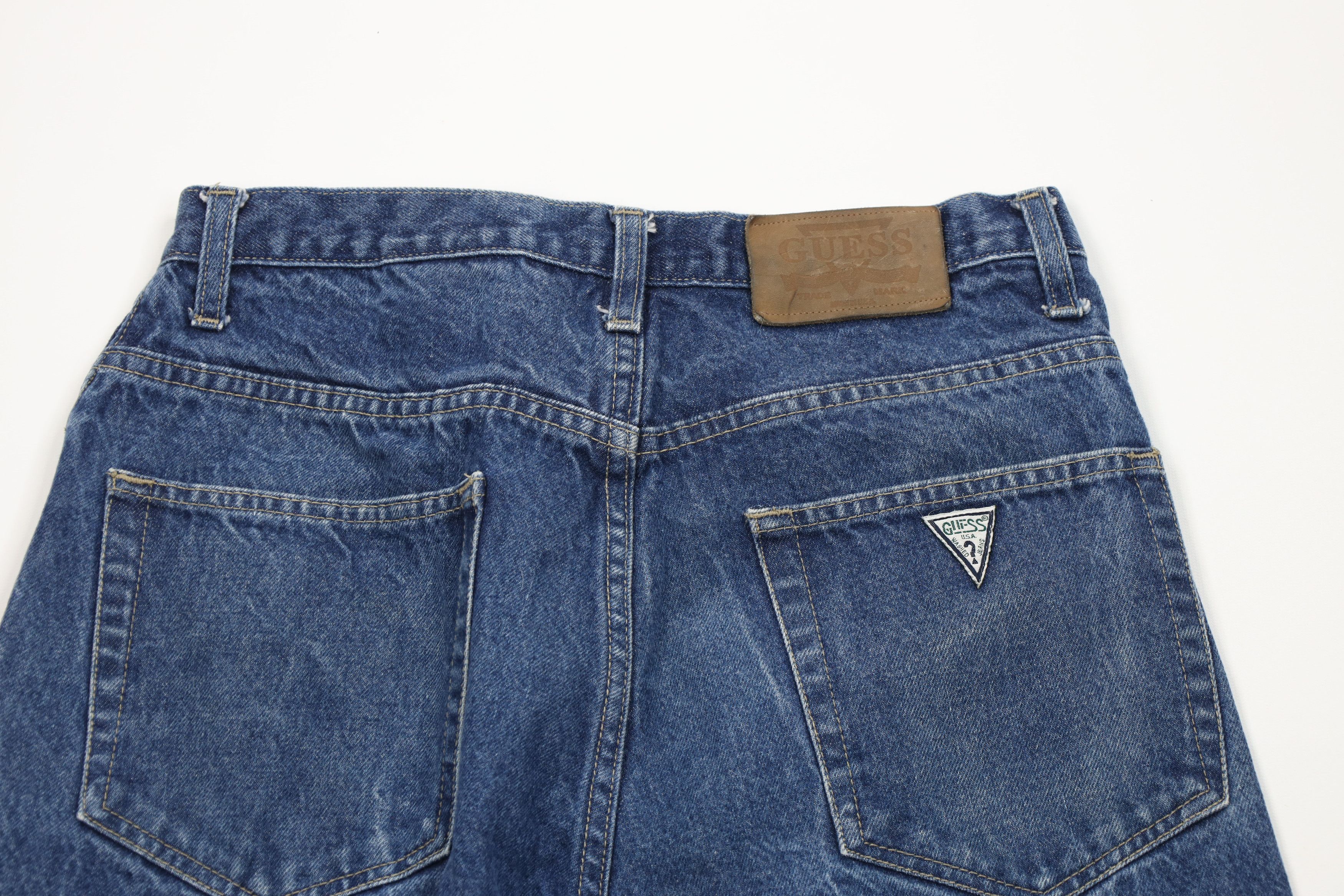 Guess Vintage 90s Guess Spell Out Straight Leg Denim Jeans USA Size US 30 / EU 46 - 11 Thumbnail