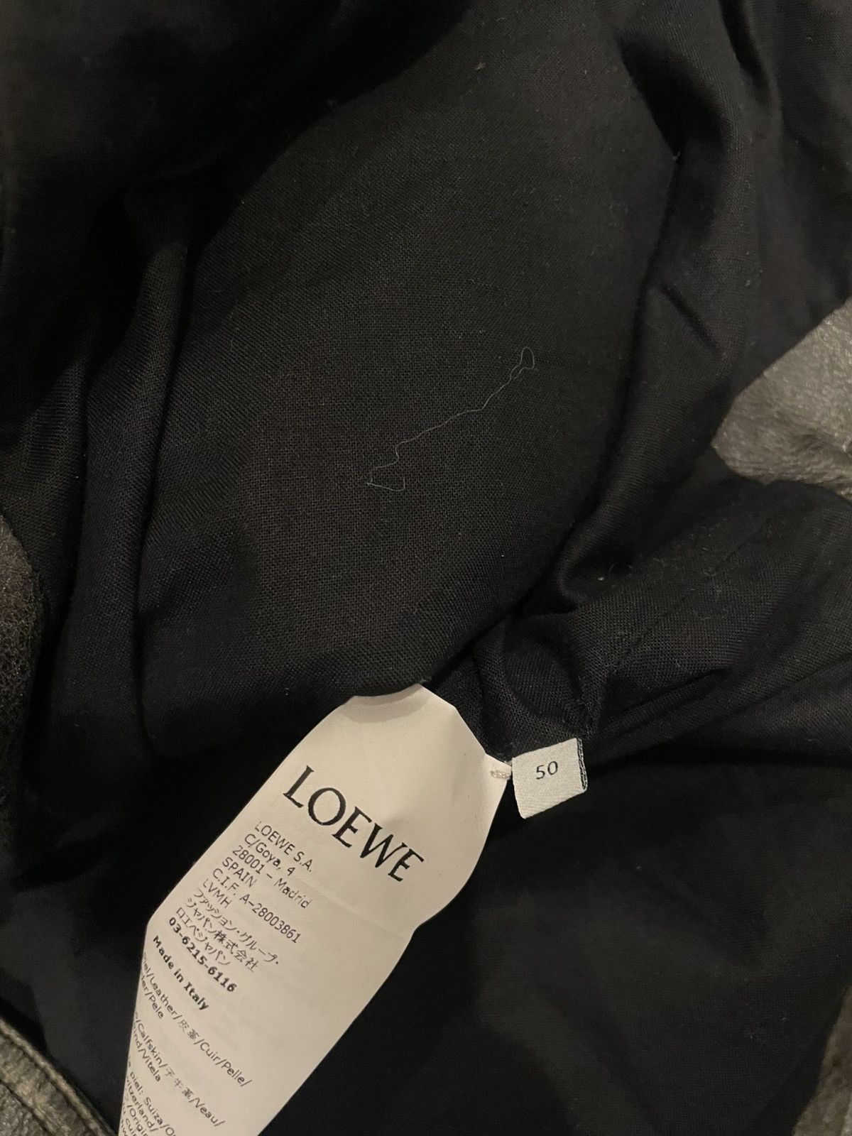 Loewe Loewe Leather Black Jacket Size US M / EU 48-50 / 2 - 5 Thumbnail