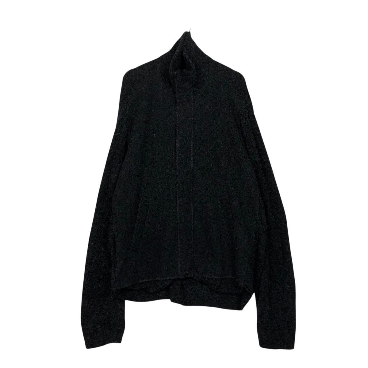 Roberto Collina 📌Rich Black Turtle Neck Knit Sweater Roberto Collina Size US M / EU 48-50 / 2 - 2 Thumbnail