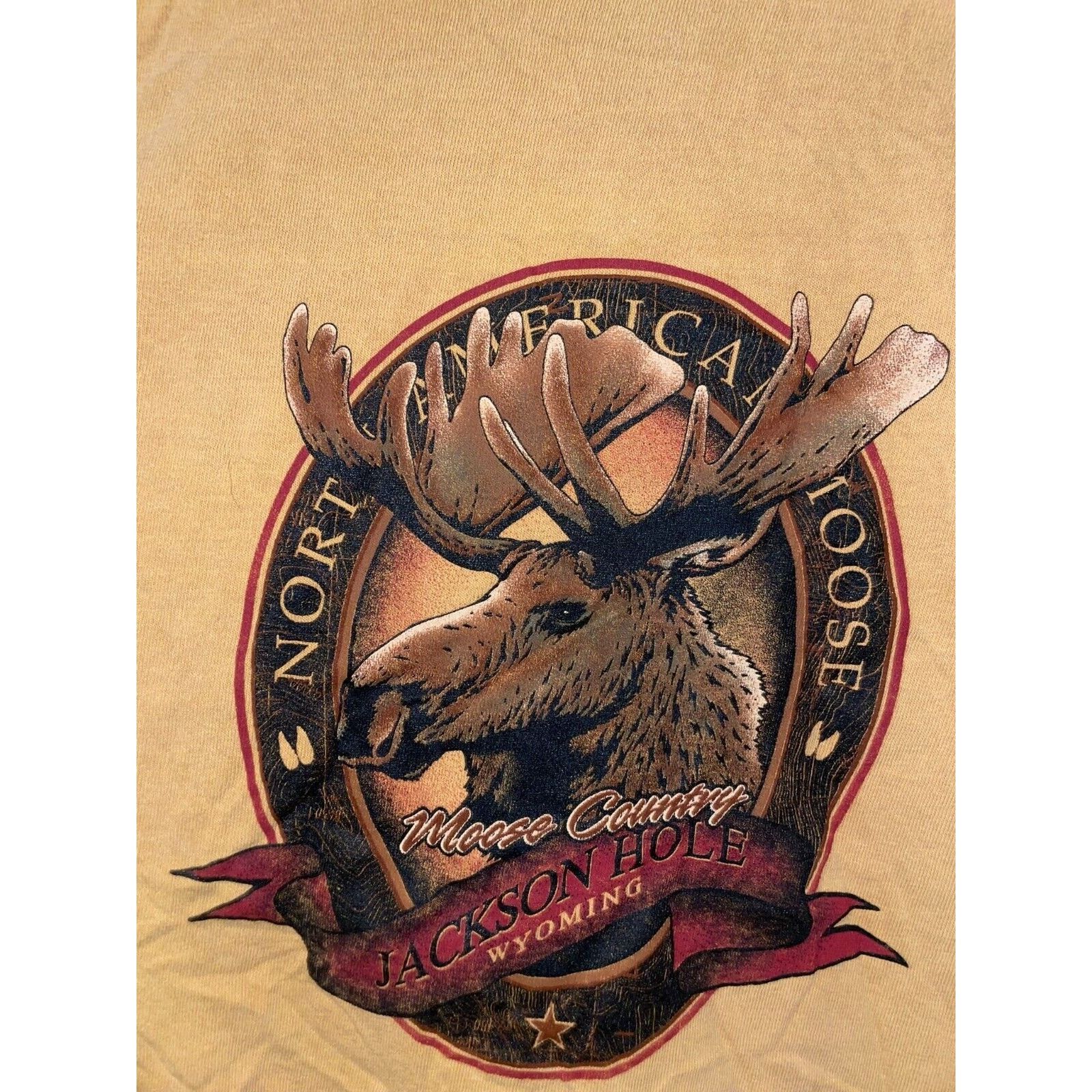 Vintage Vintage Moose Shirt North American Animal Jackson Hole 90s Size US XL / EU 56 / 4 - 7 Thumbnail