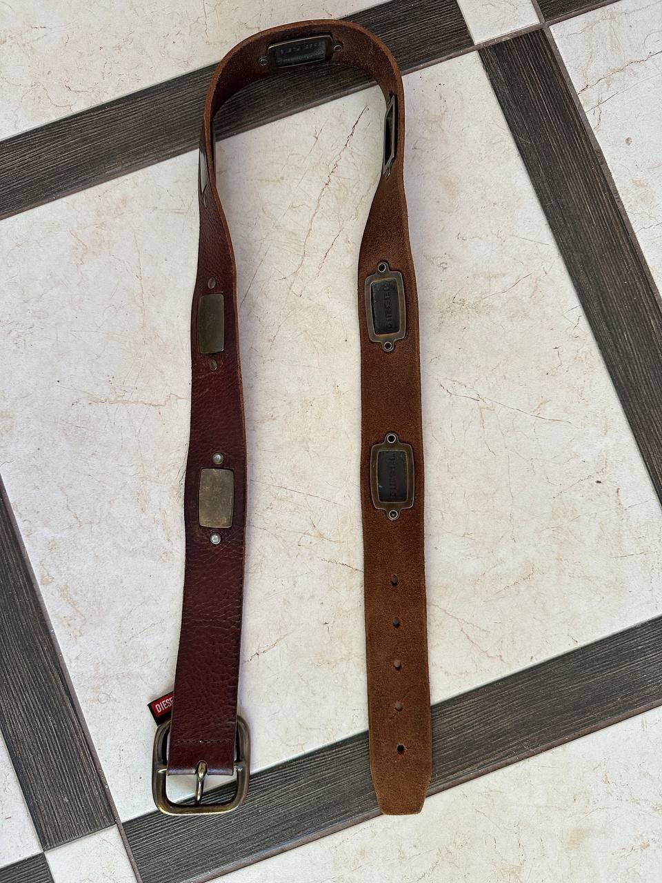 Diesel Vintage Diesel Leather Belt y2k Size ONE SIZE - 2 Thumbnail