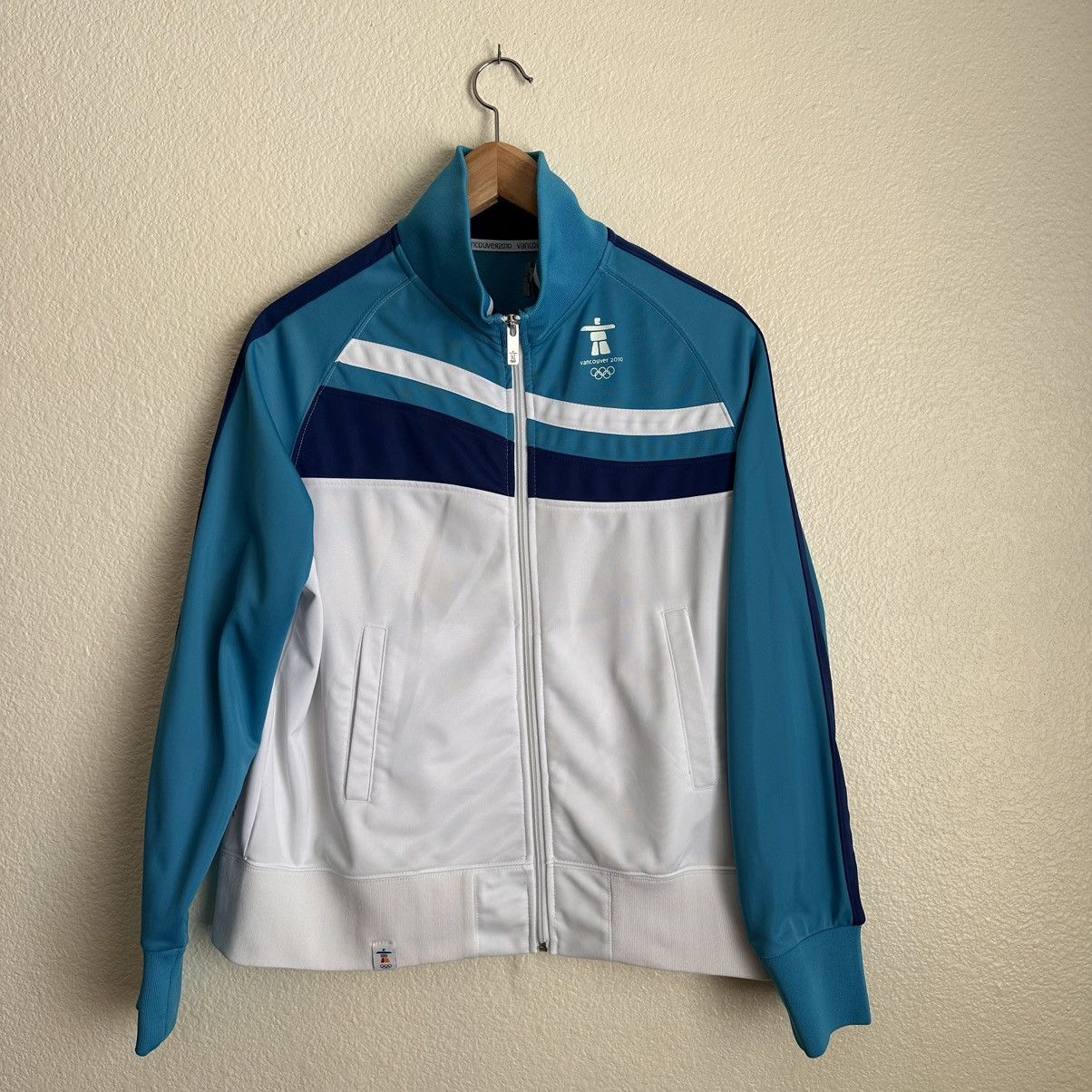 USA Olympics 2010 Vancouver Winter Olympics Womens Track Jacket Size L / US 10 / IT 46 - 1 Thumbnail