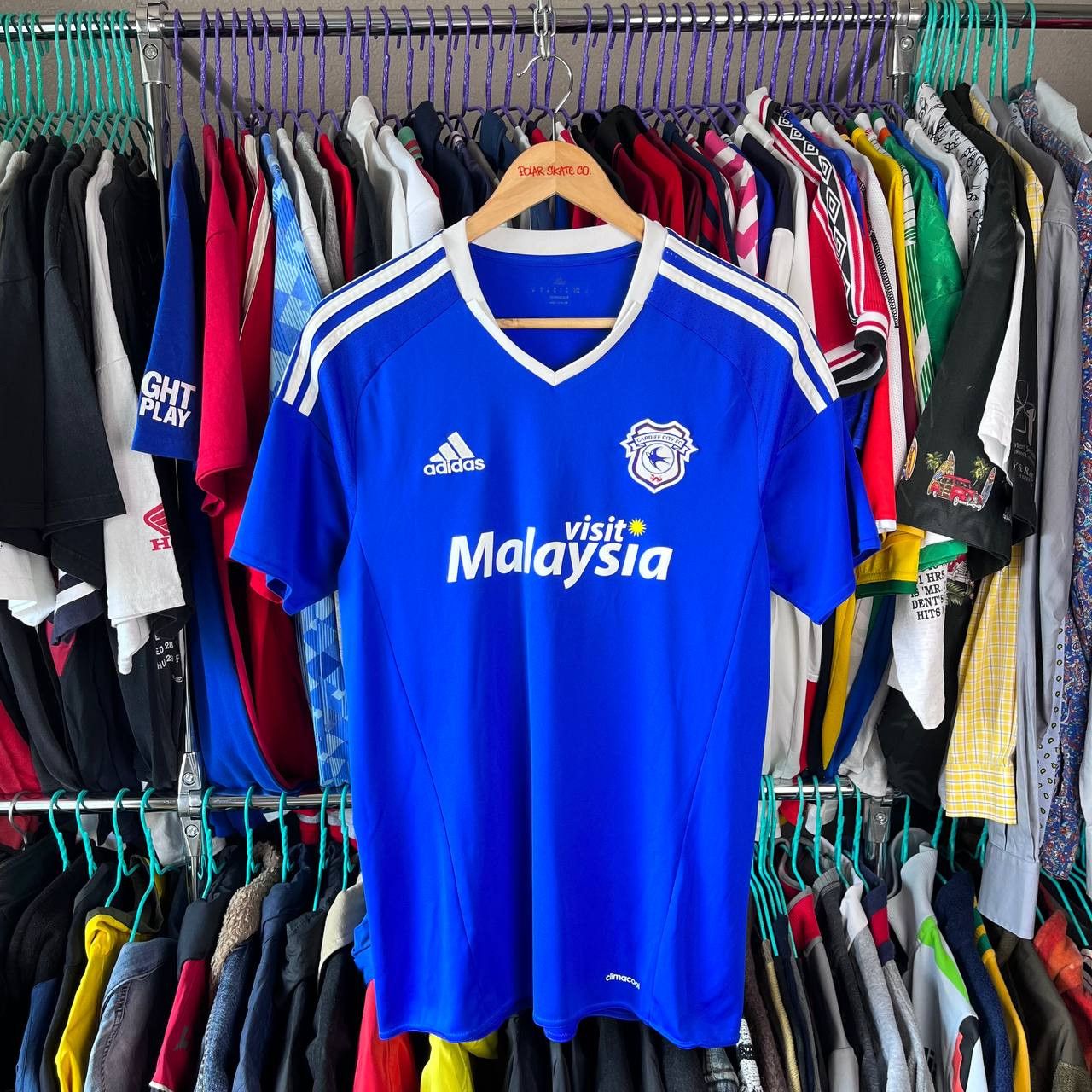 Adidas Adidas FC Cardiff City 2016/2017 Football Soccer Jersey Size US M / EU 48-50 / 2 - 1 Thumbnail