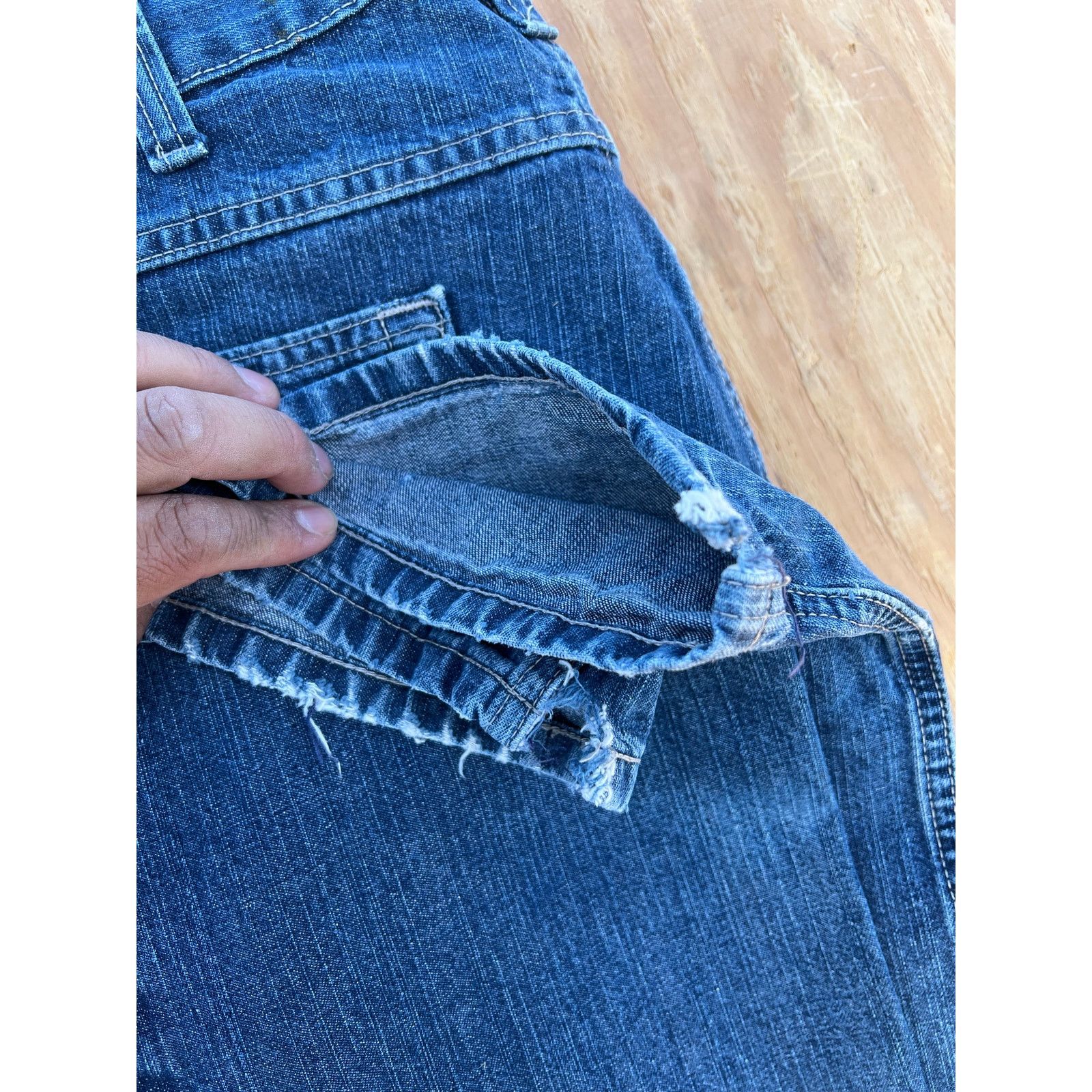 Carhartt Carhartt FR Jeans Mens 38x32 Blue Denim Utility Work Pants Size US 38 / EU 54 - 8 Thumbnail