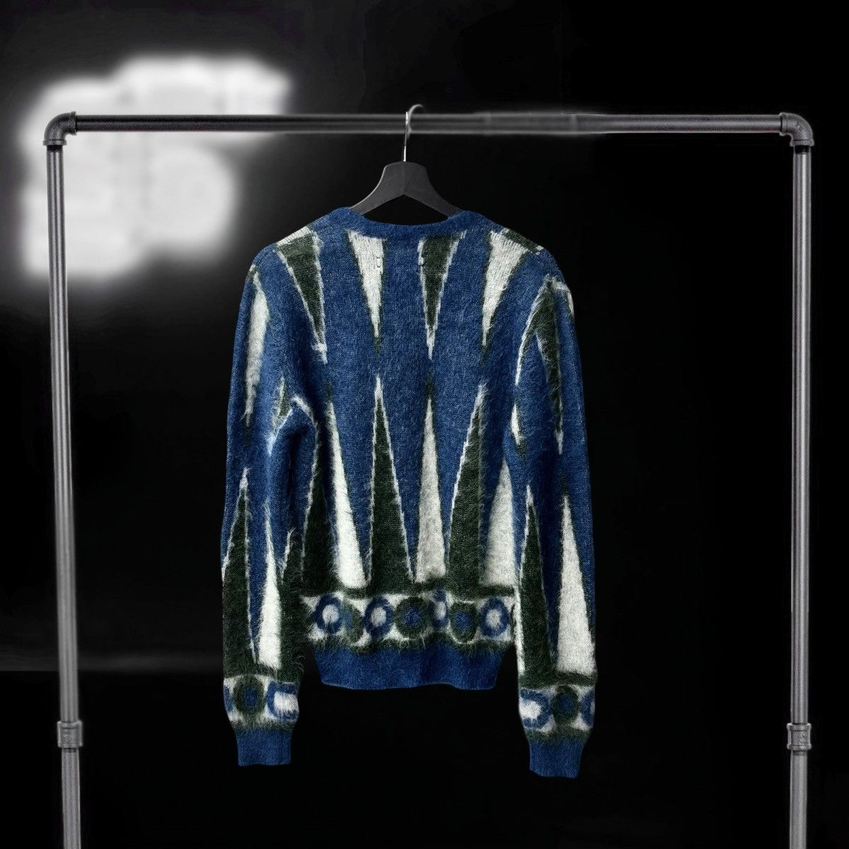 Amiri Amiri Backgammon Mohair Cardigan Size US M / EU 48-50 / 2 - 2 Thumbnail
