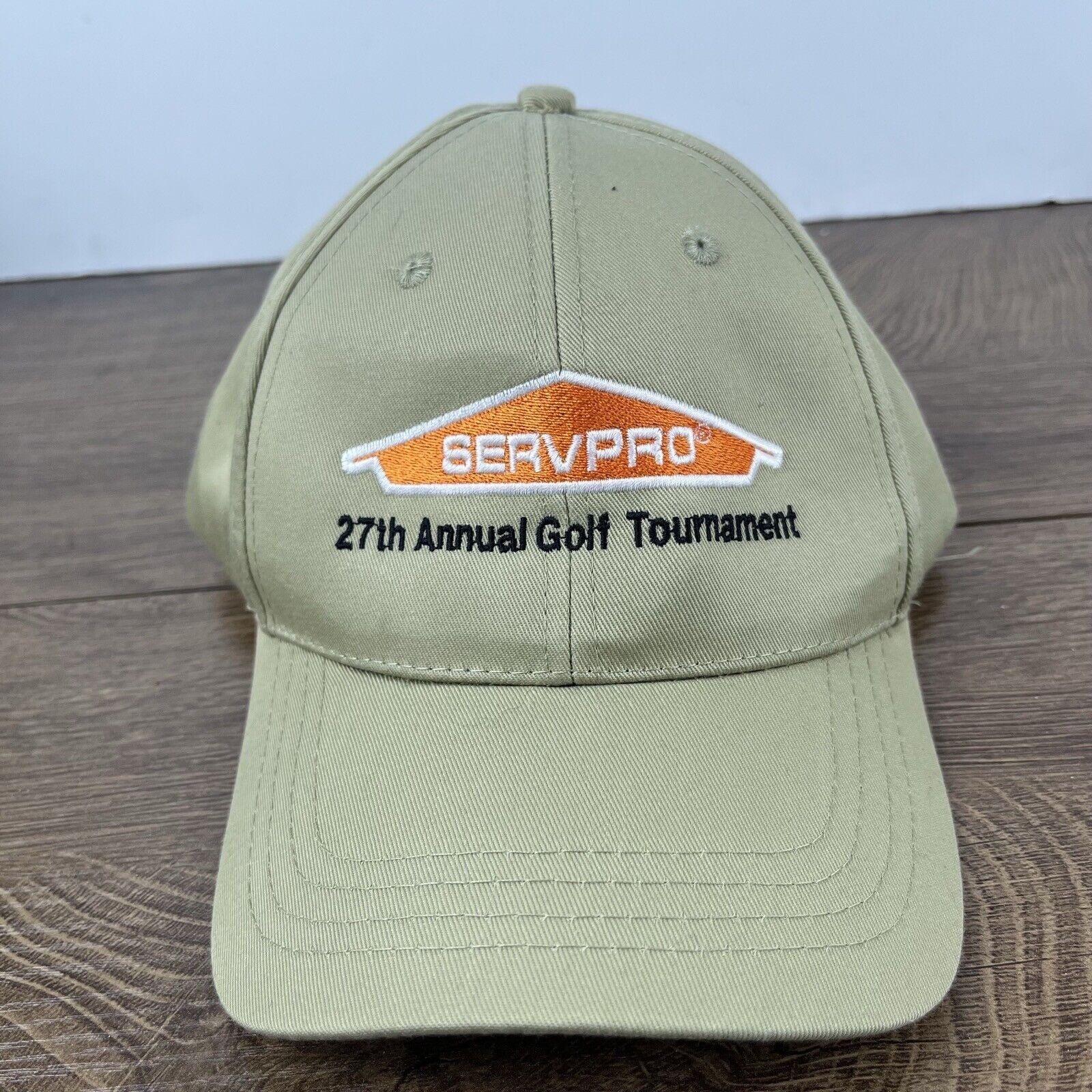 Other Servpro Hat 27th Annual Golf Tournament Adjustable Hat Tan B Size ONE SIZE - 3 Thumbnail