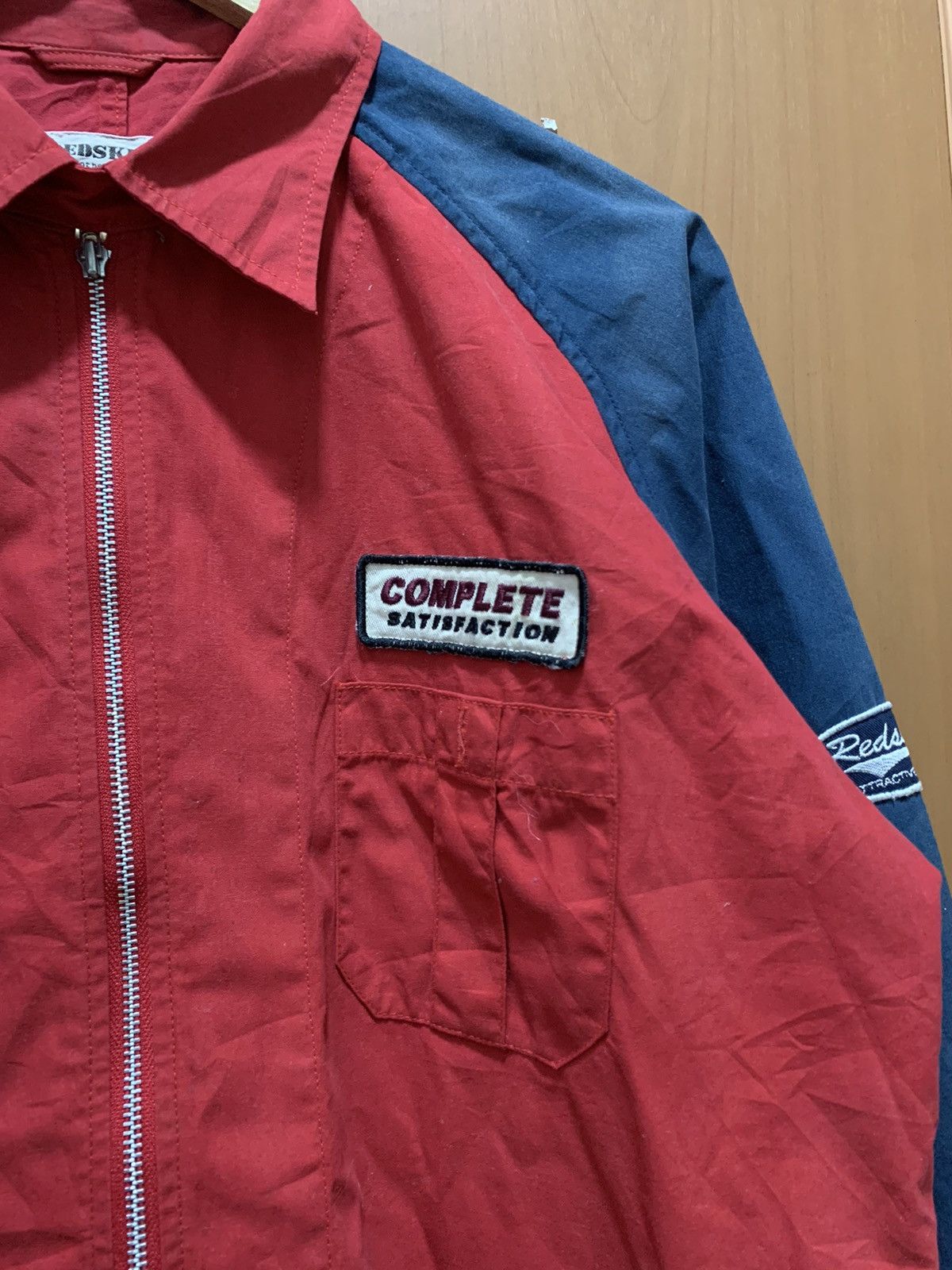 Japanese Brand Vintage Redskins Patches Zipper Size US L / EU 52-54 / 3 - 2 Thumbnail