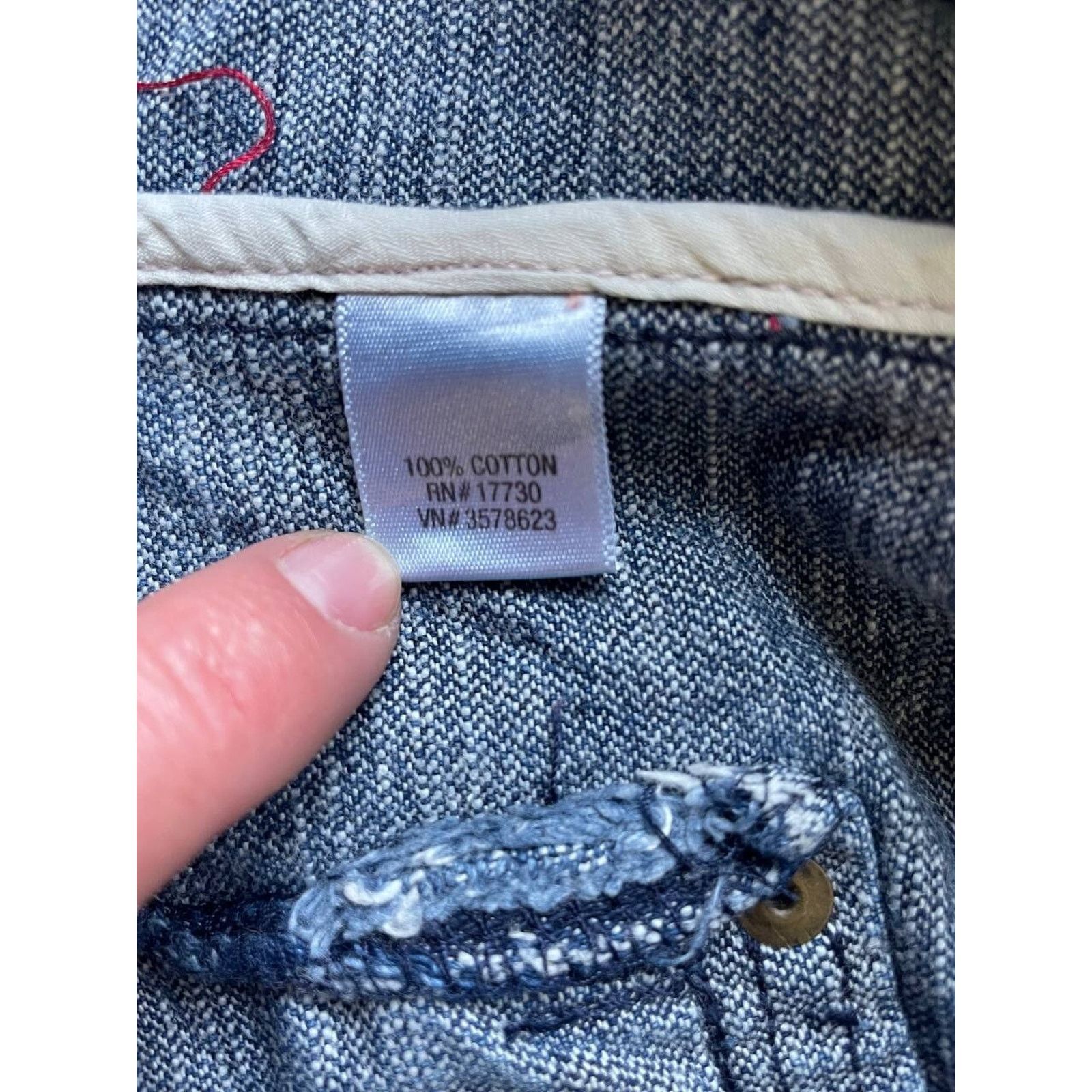 If Six Was Nine × Japanese Brand × Miss Sixty Vintage Japanese Reworked Ifsixwasnine Style Denim Jacket Size L / US 10 / IT 46 - 7 Thumbnail