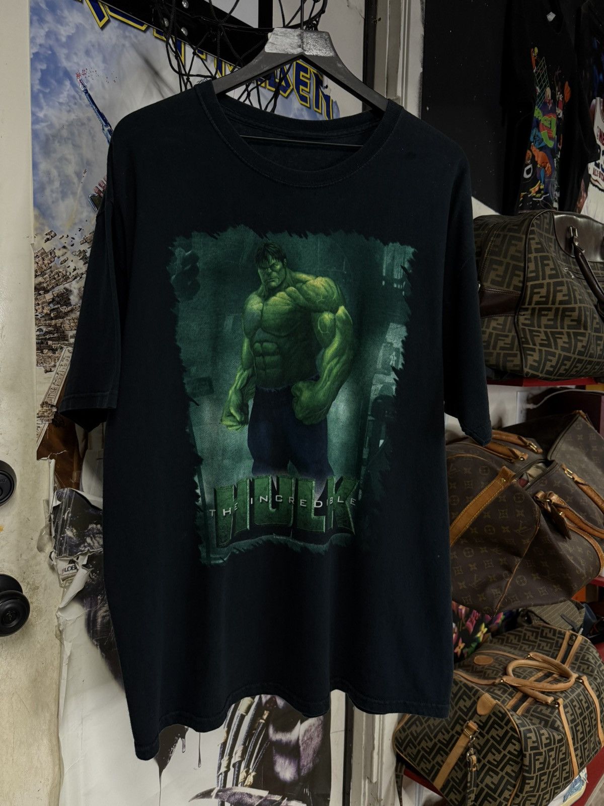 Vintage Vintage 00’ Incredible Hulk Movie Promo Tee Shirt Large Size US L / EU 52-54 / 3 - 5 Thumbnail
