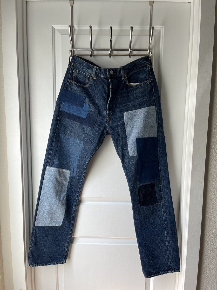 Orslow BNWOT 105 Patchwork Remake Size 3 Size US 34 / EU 50 - 1 Thumbnail