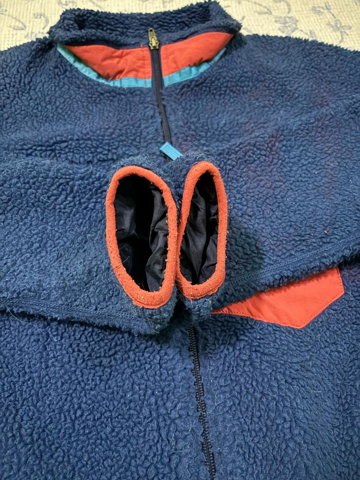 Patagonia Vintage Patagonia Sherpa Fleece Retro Design 90's Fashion Size US S / EU 44-46 / 1 - 10 Thumbnail