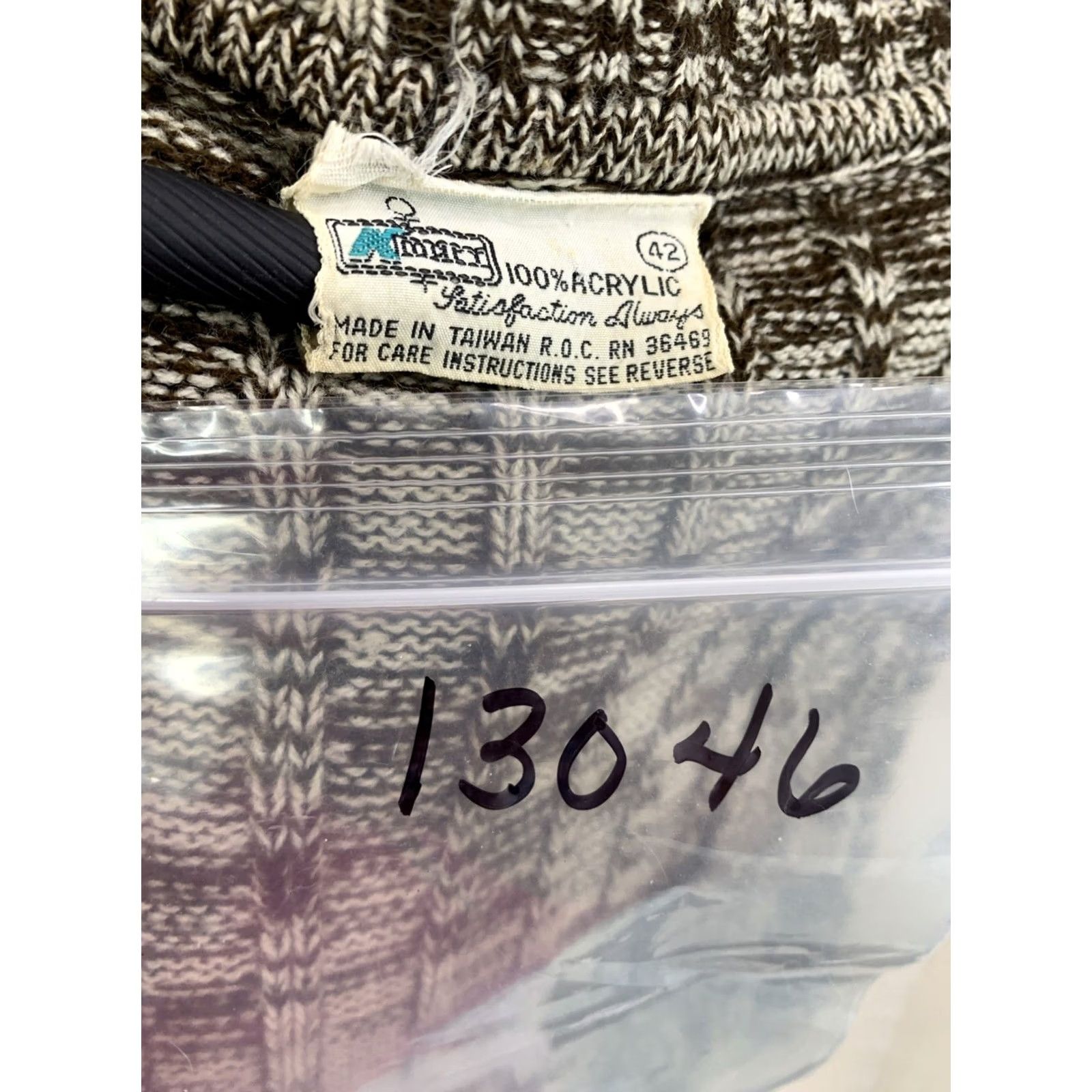 Vintage VINTAGE Kmart Cardigan Knit Brown Hippie Rockabilly Boho 60s 70s Women M Long Sleeve V-Neck Sweater Size M / US 6-8 / IT 42-44 - 6 Thumbnail