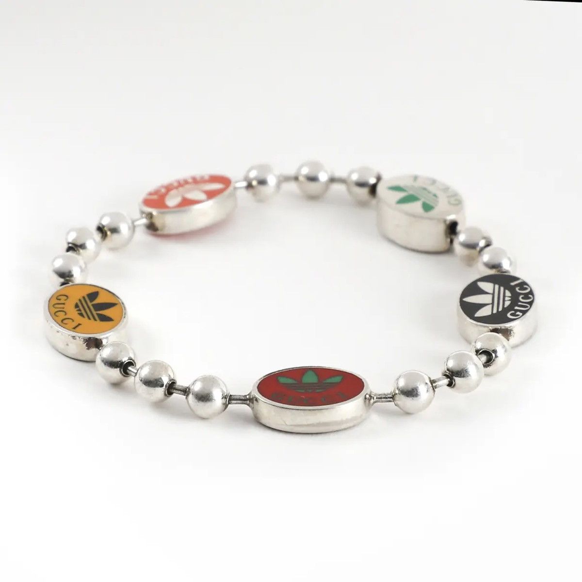 Adidas × Gucci Adidas x Gucci Ball Trefoil Silver Bracelet Size ONE SIZE - 2 Thumbnail