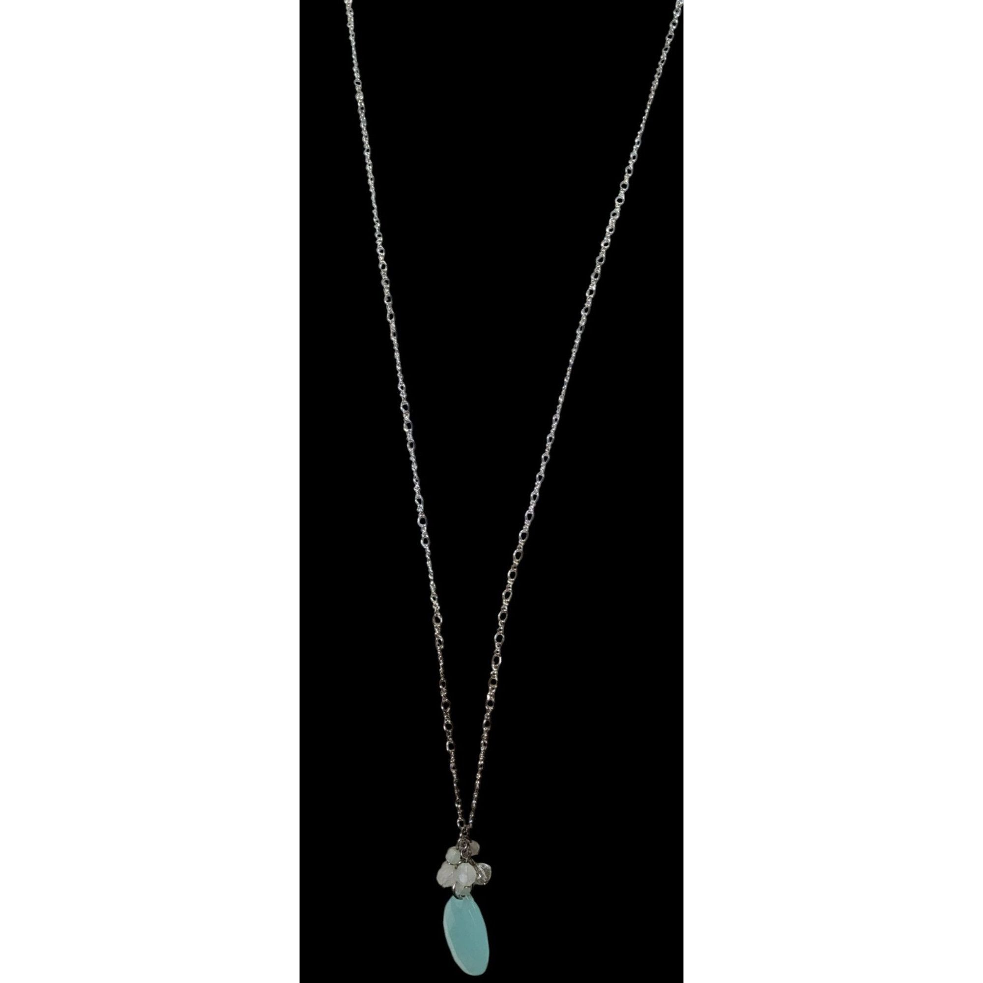 Other Mermaidcore Aqua Teardrop Pendant With Beaded Accents Size ONE SIZE - 2 Thumbnail