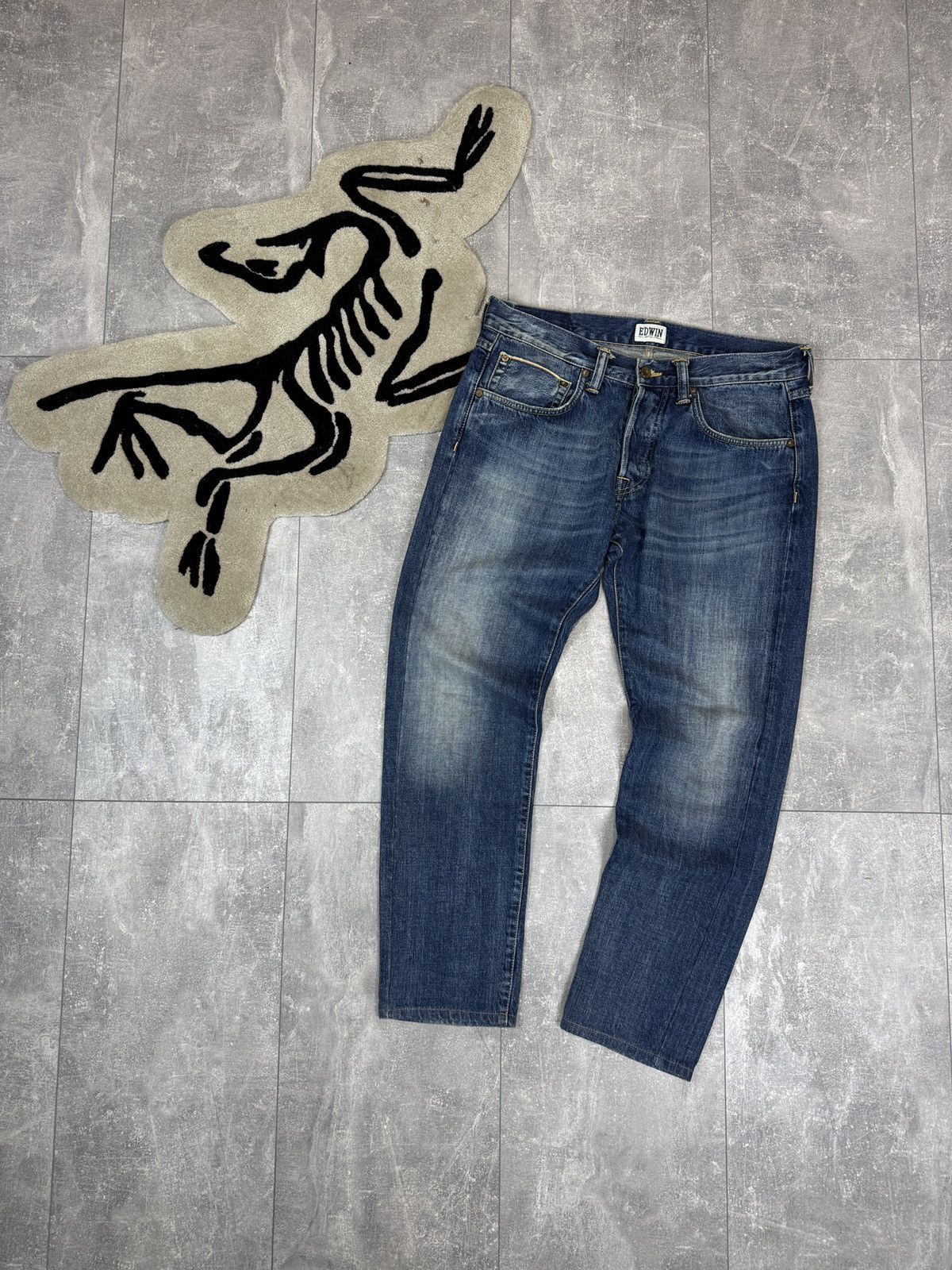 Edwin Mens Vintage Edwin Javanese denim jeans pants size 32/32 y2k Size US 32 / EU 48 - 1 Thumbnail