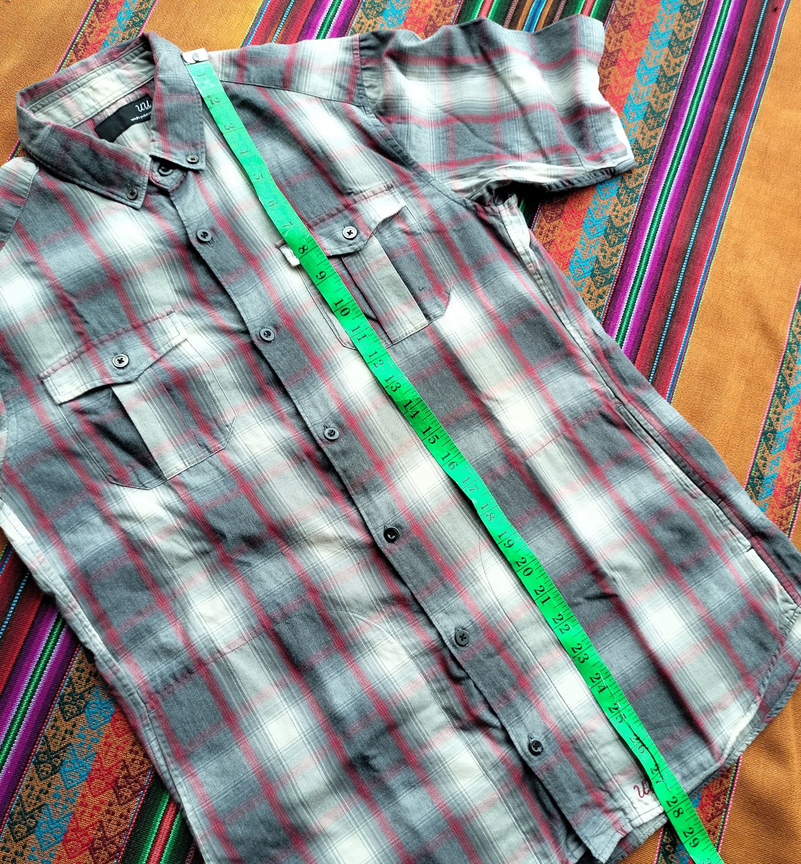 Japanese Brand Undercover for uniqlo 4 pocket plaid ss shirt Size US S / EU 44-46 / 1 - 15 Thumbnail