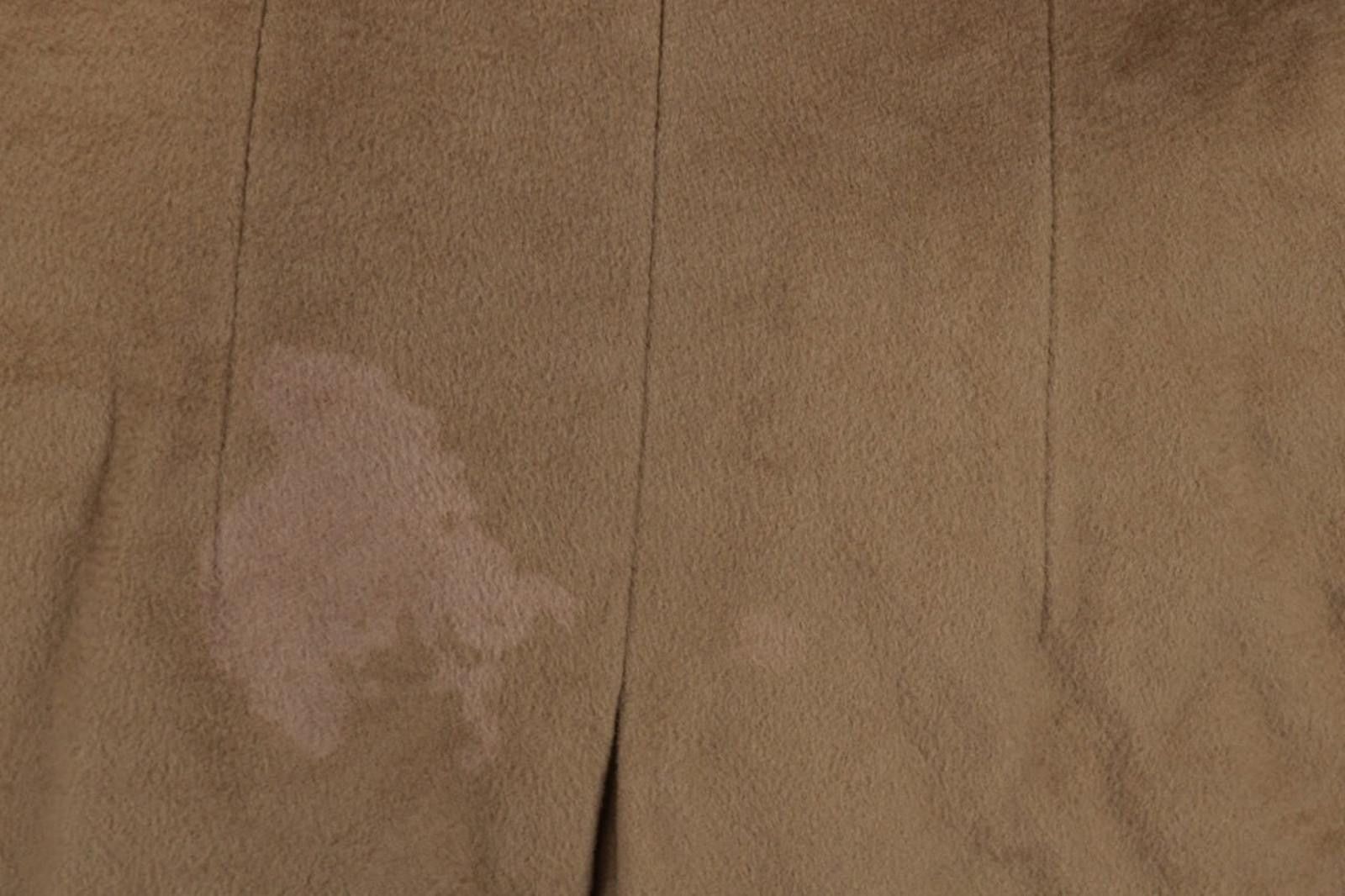 Designer Max Mara Beige Wool Knit Belted Coat Jacket USA 6 / GB 8 Size M / US 6-8 / IT 42-44 - 12 Thumbnail