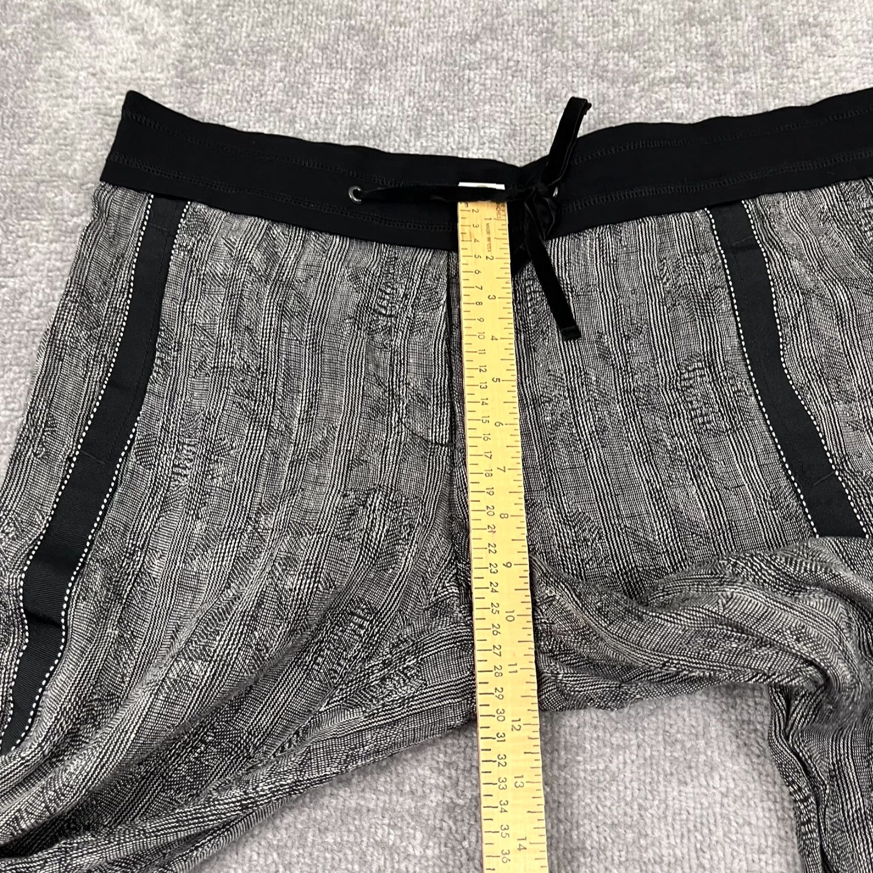 Vintage Beate Heymann Pants Women US 14 Gray Linen Ankle Straight Casual Business Statement Pockets Size 36" / US 14 / IT 50 - 6 Thumbnail